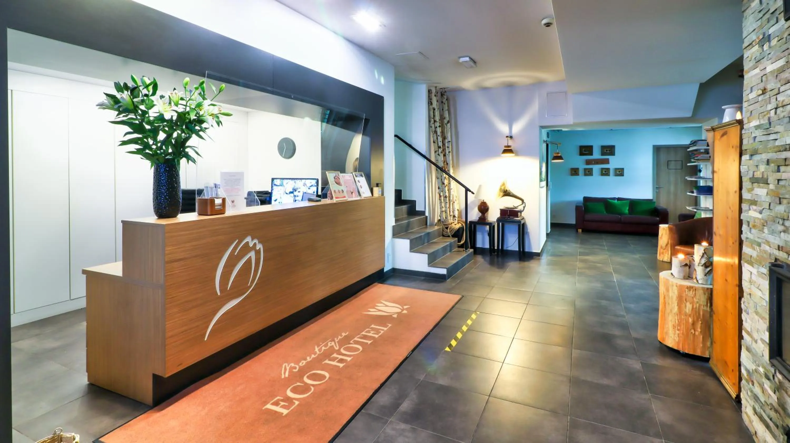 Lobby or reception in Boutique Eco Hotel Sasanka