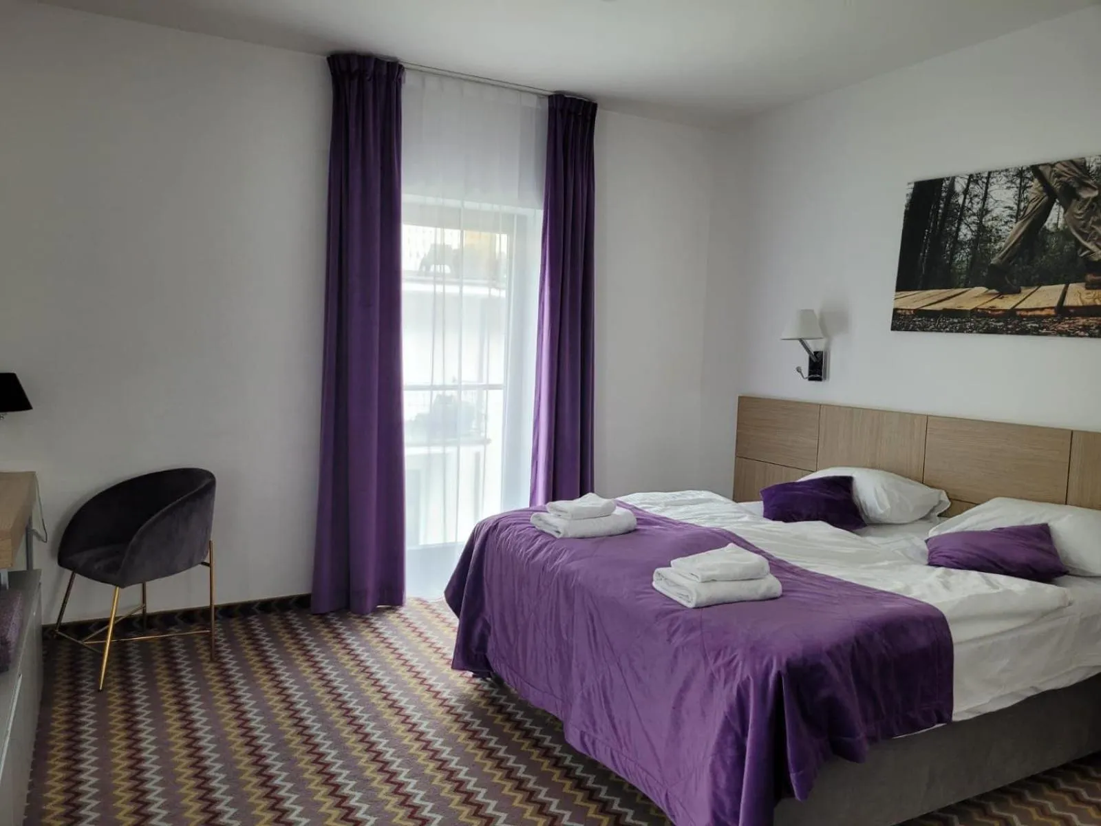 Bed in Boutique Eco Hotel Sasanka