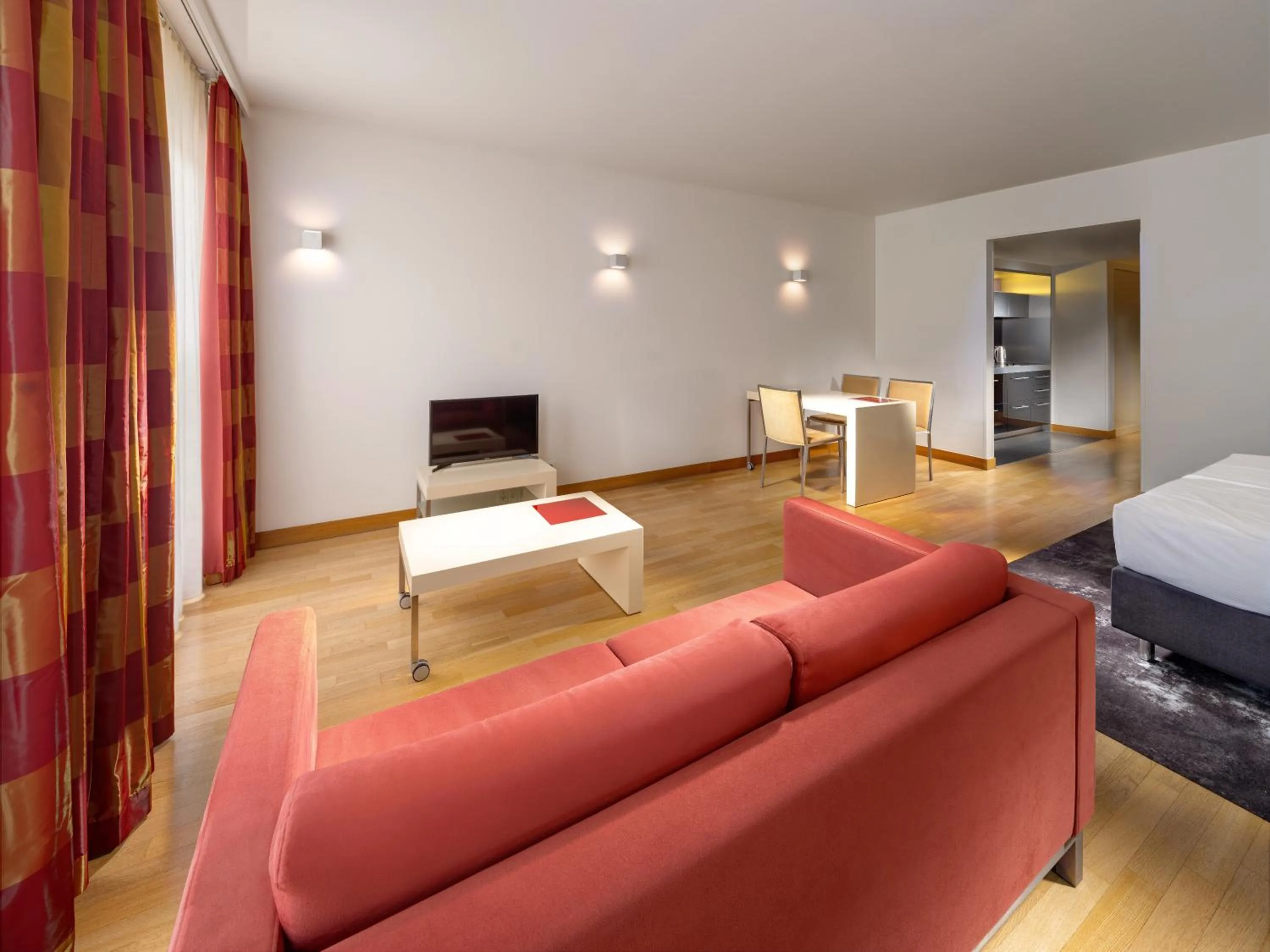 Living room, Bed in Mamaison Residence Diana