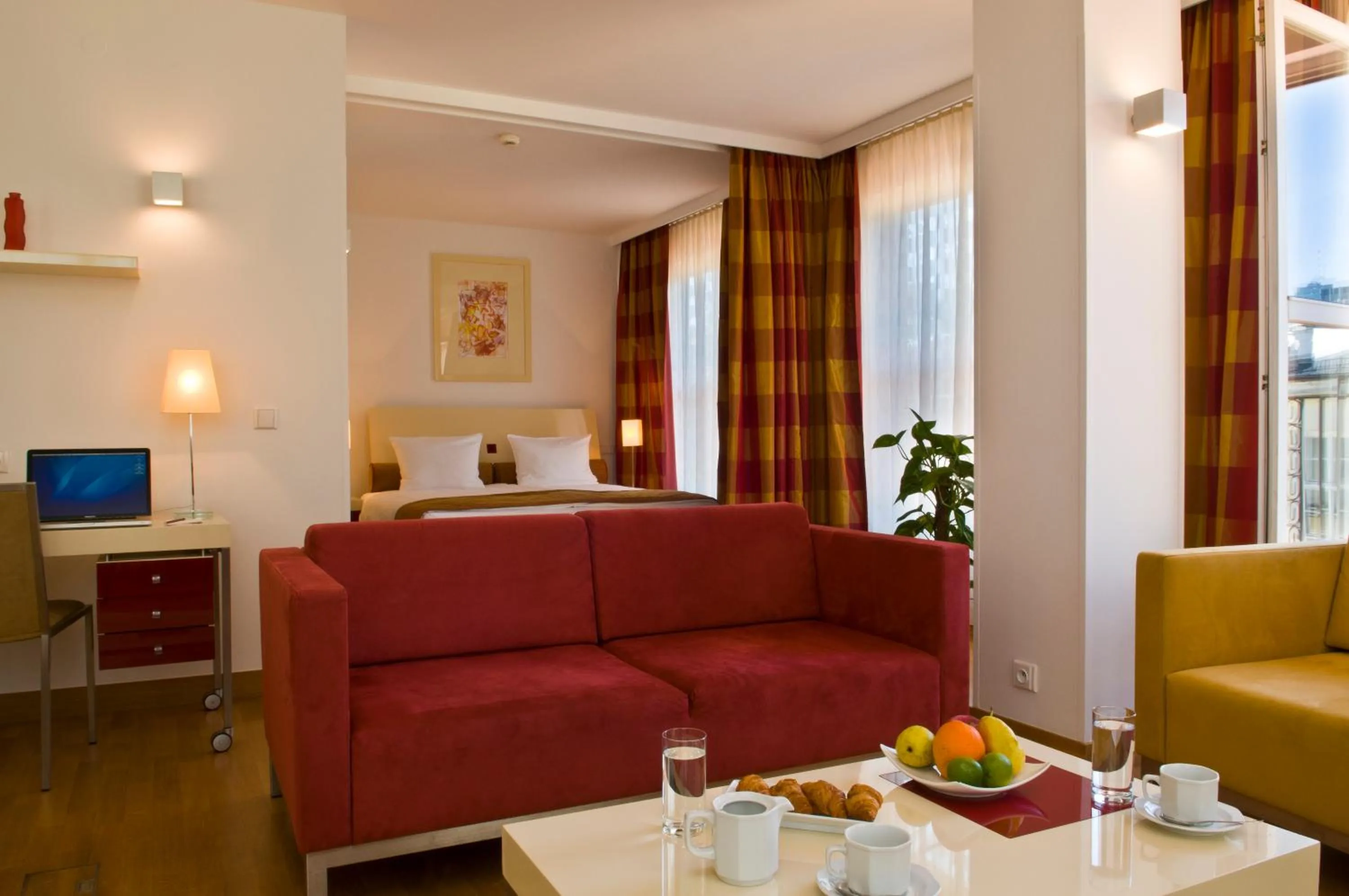 Living room, Bed in Mamaison Residence Diana