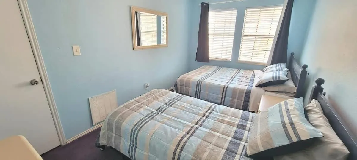 Bed in Sparky's Pool House