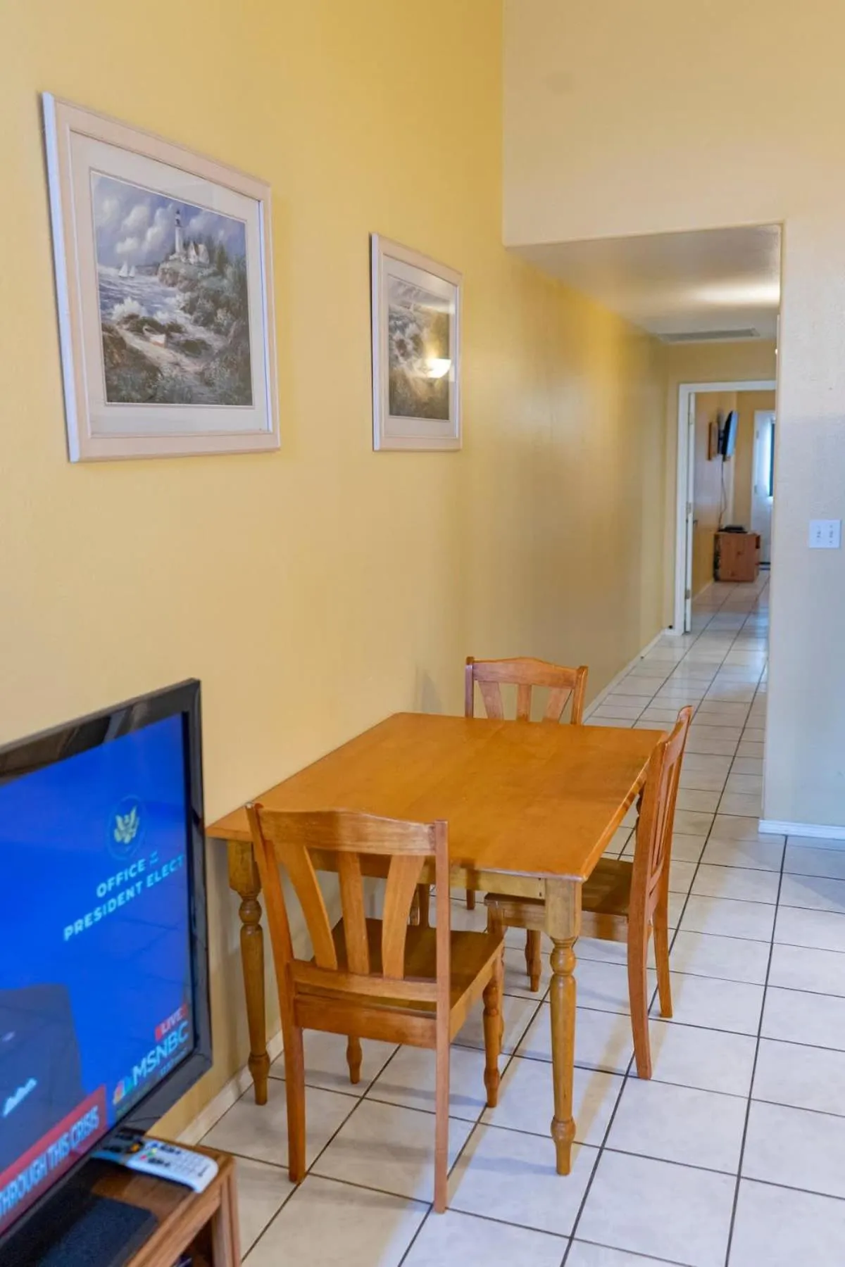 Dining area in Blue Siren House