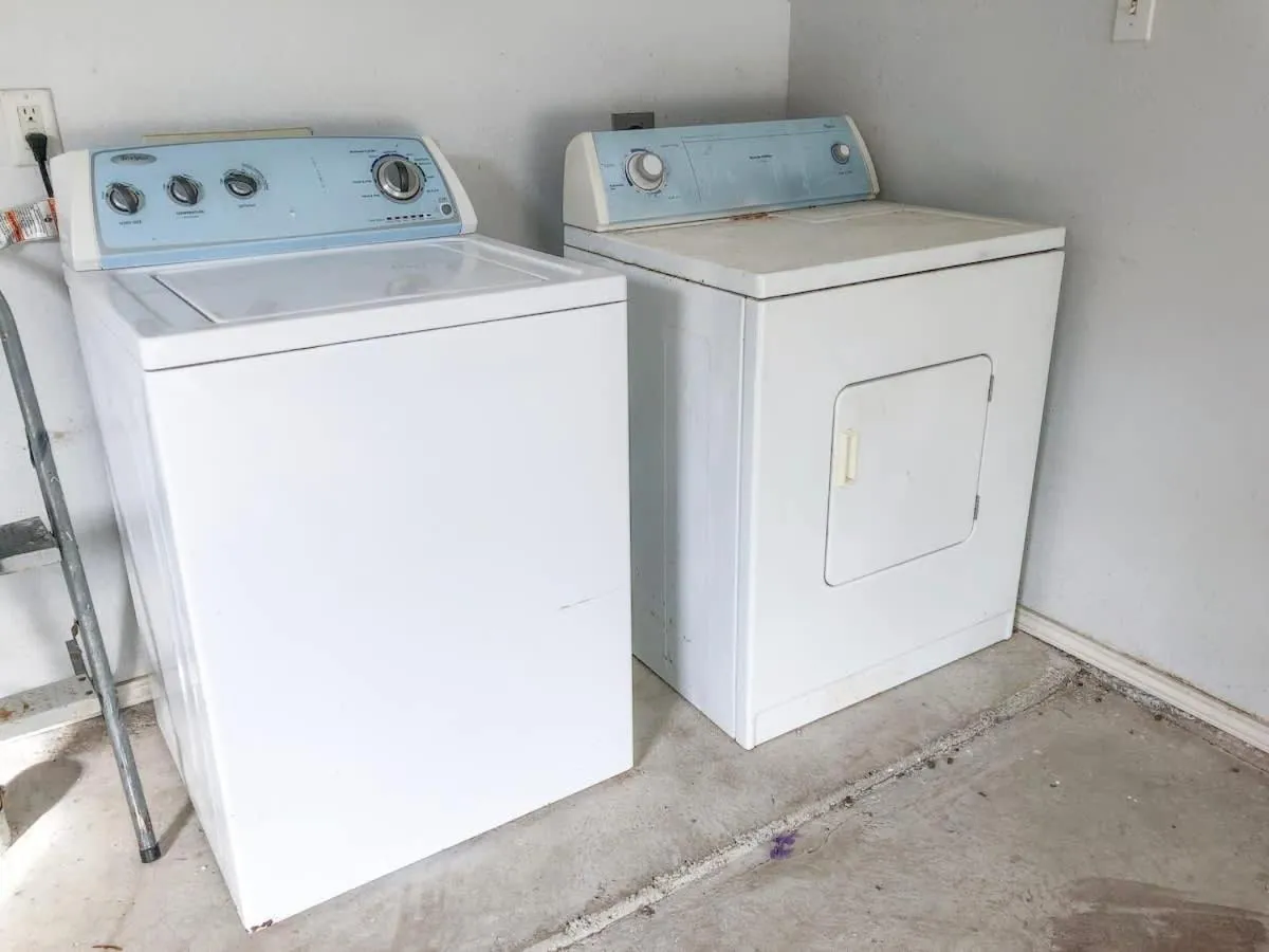 laundry in Blue Siren House