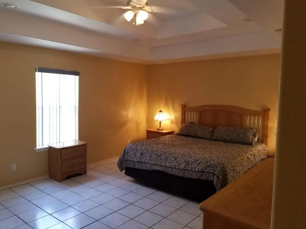 Bed in Blue Siren House