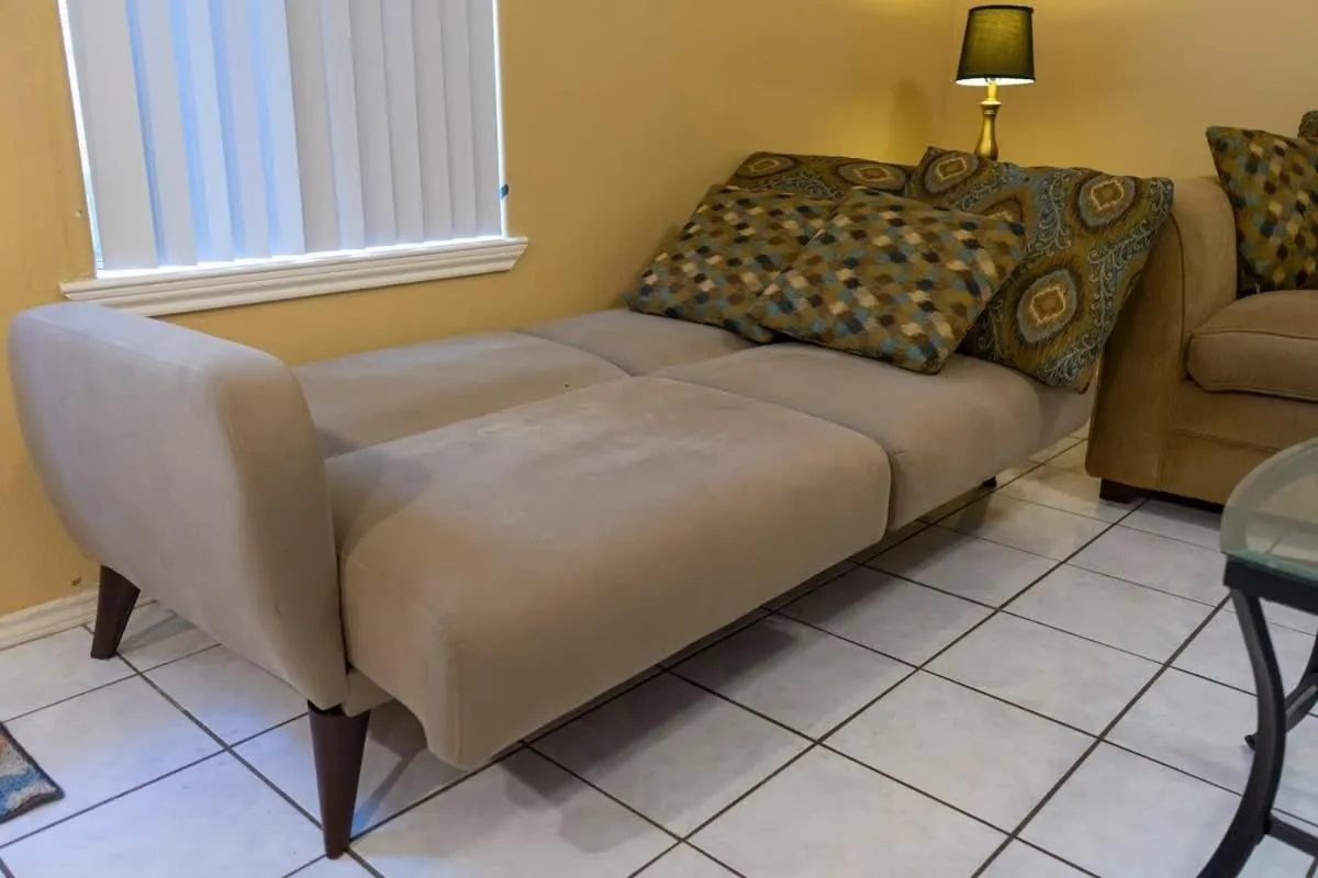 Bed in Blue Siren House