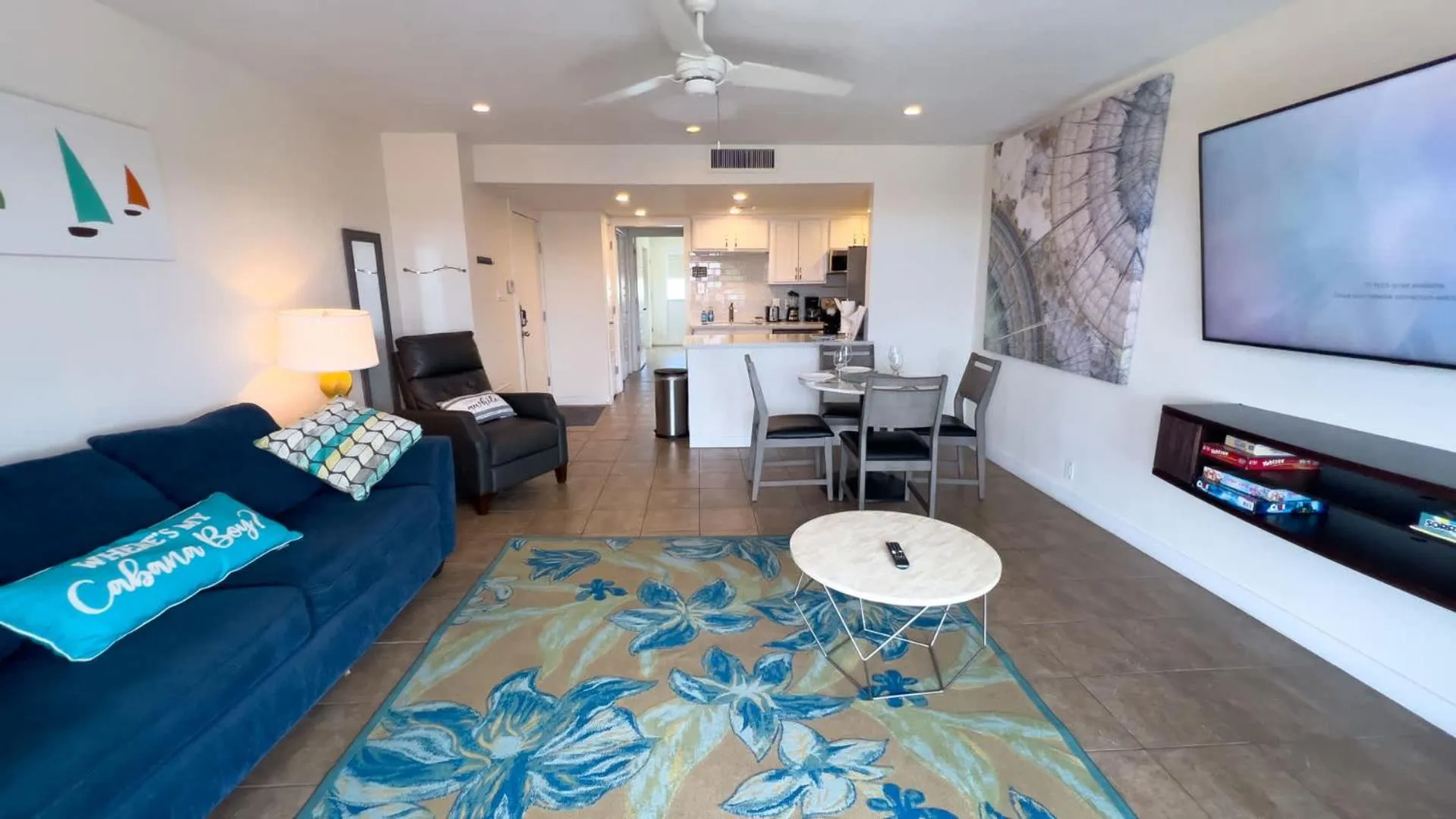 Living room in La Internacional 313