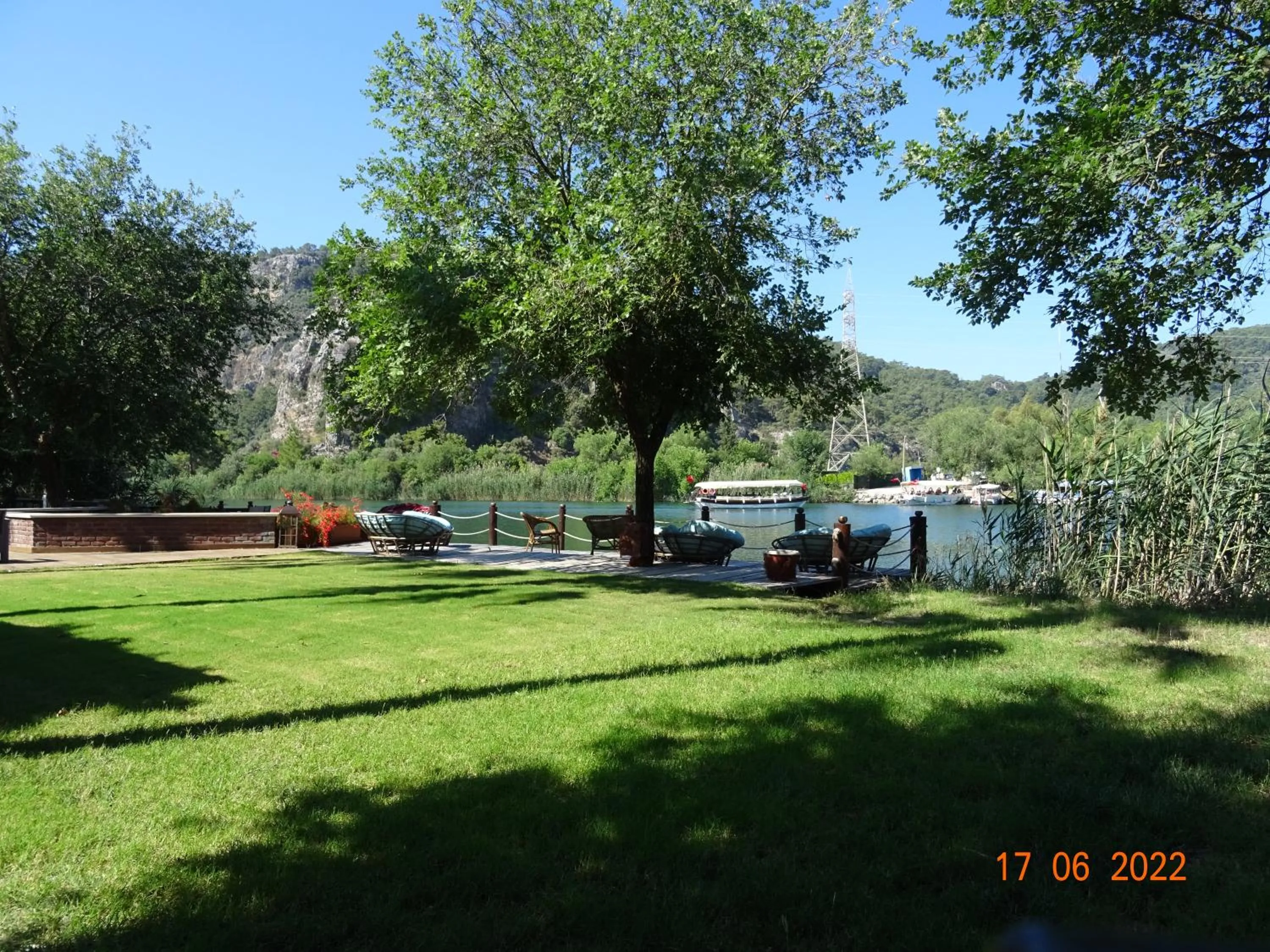Garden view in Gaia Koru Bungalows