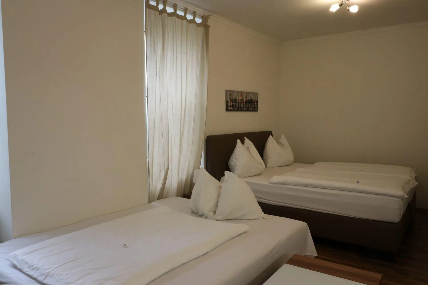 Bedroom in Grand Central Station Apartments I contactless check-in