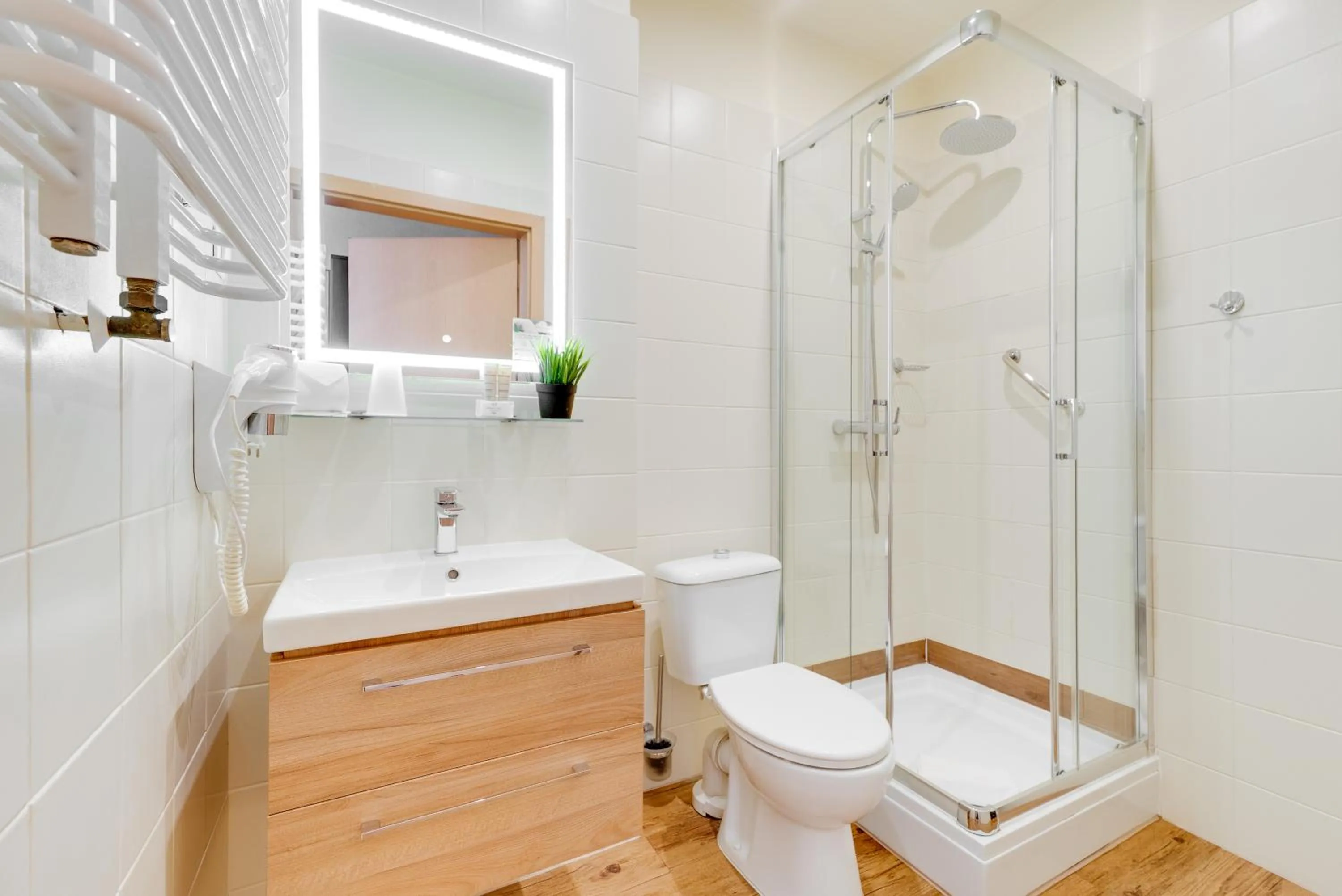 Bathroom in Hotel Diament Economy Gliwice