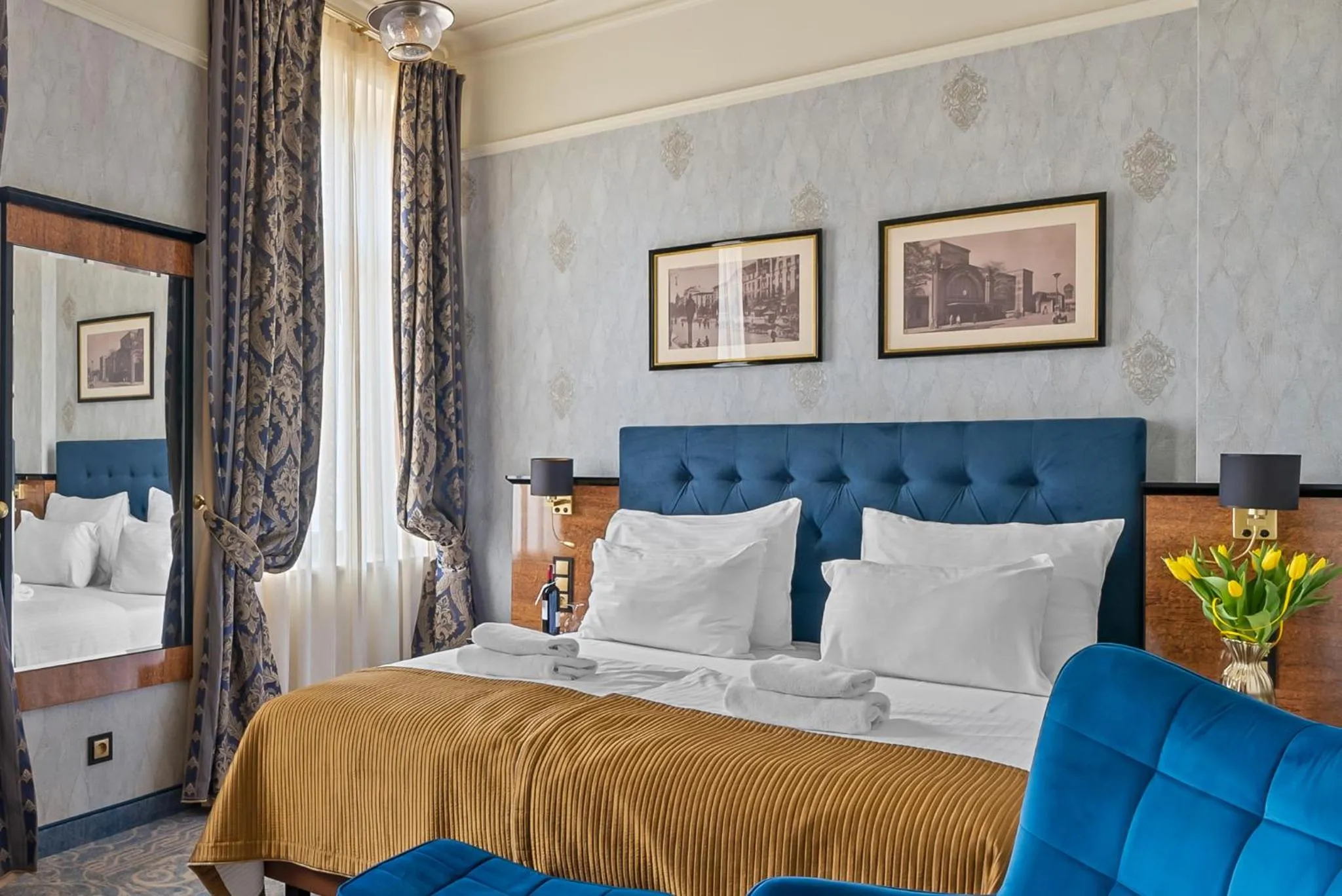 Bed in Hotel Diament Plaza Katowice