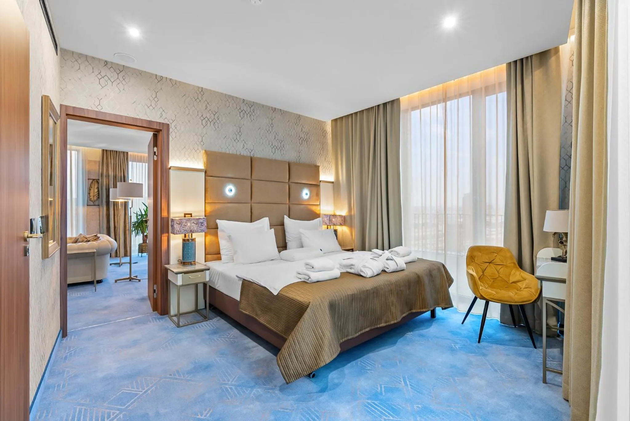 Bed in Hotel Diament Plaza Katowice