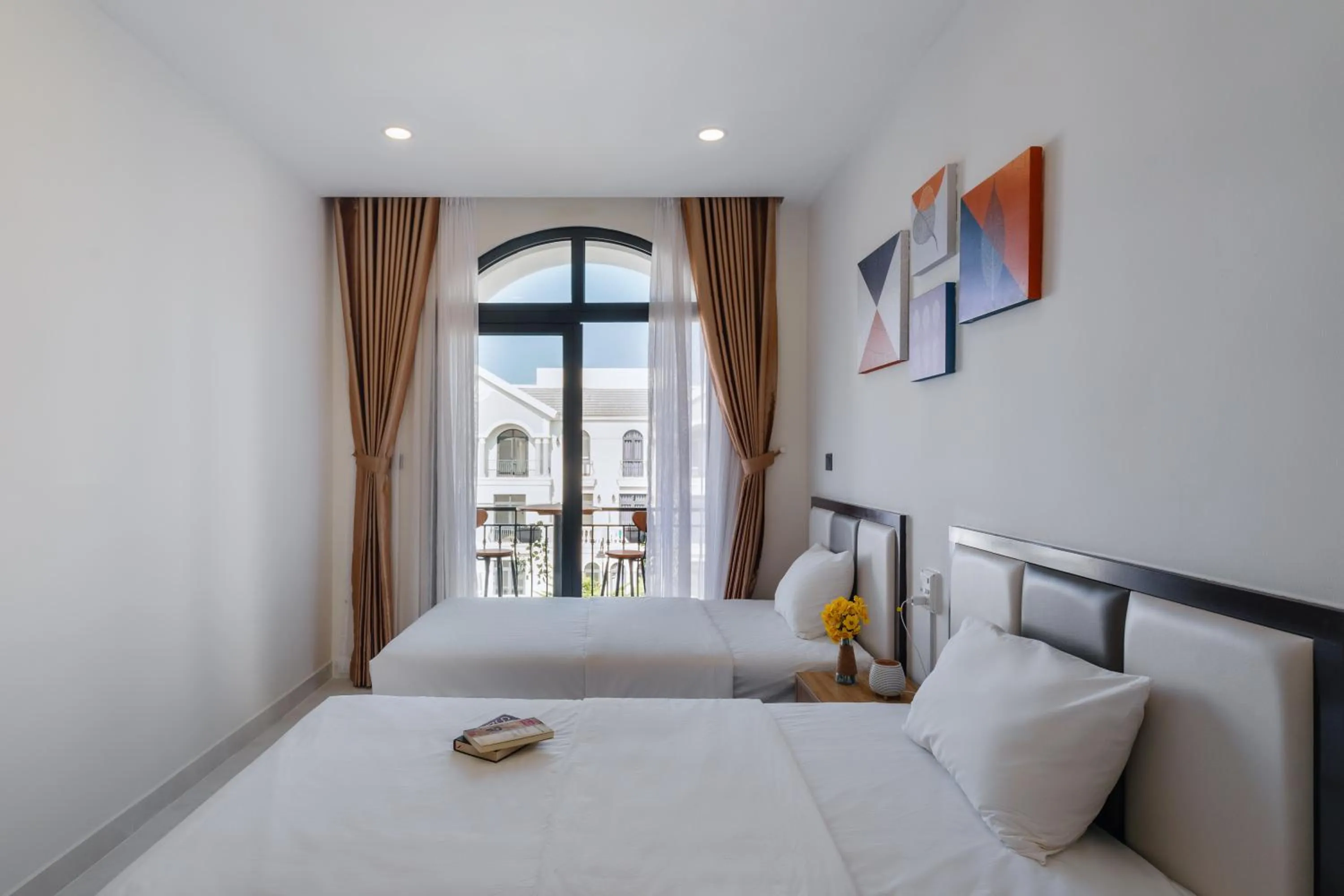 Bed in Lalisa Hotel Grand World Phu Quoc