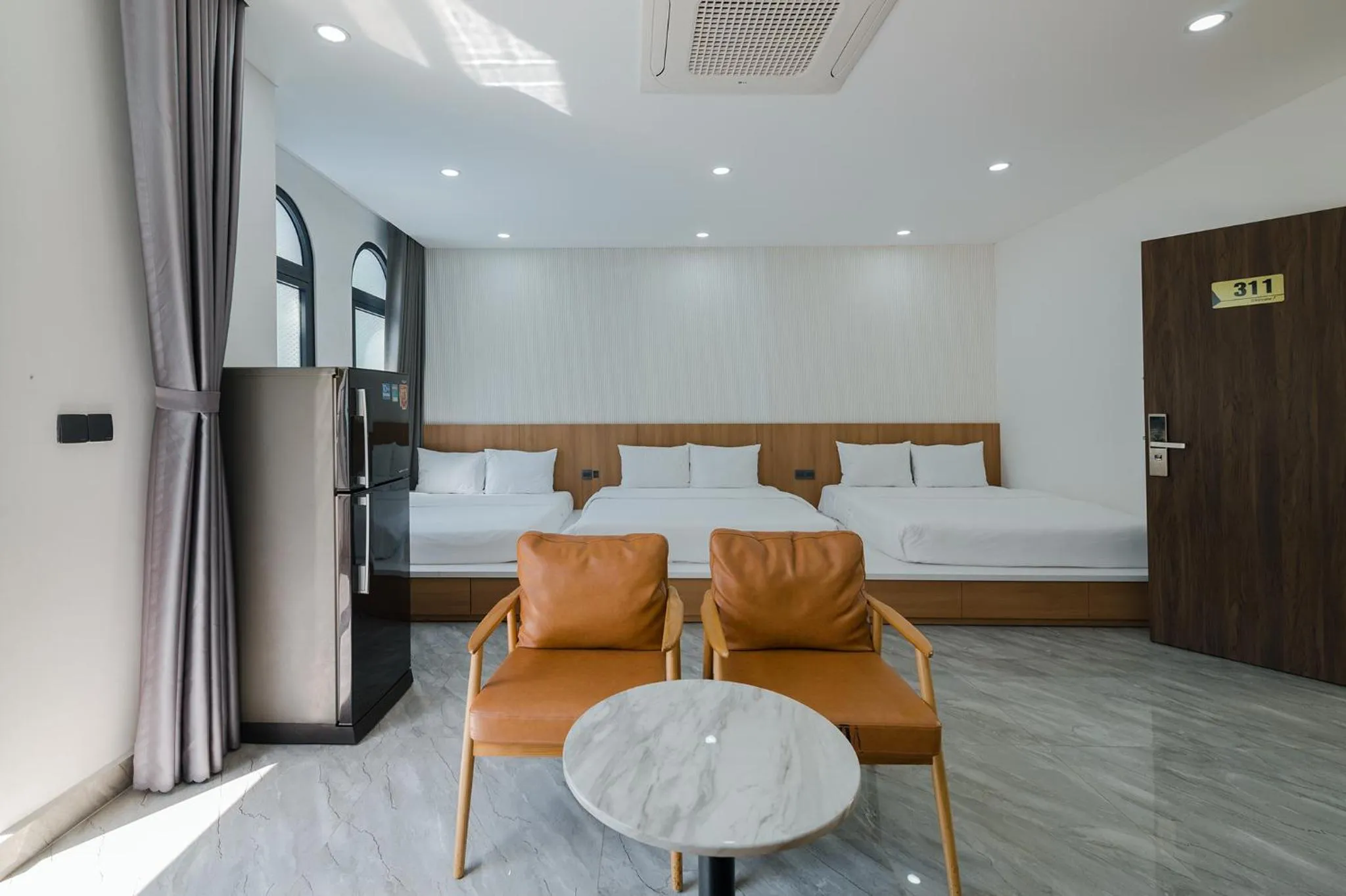 Bed in Lalisa Hotel Grand World Phu Quoc