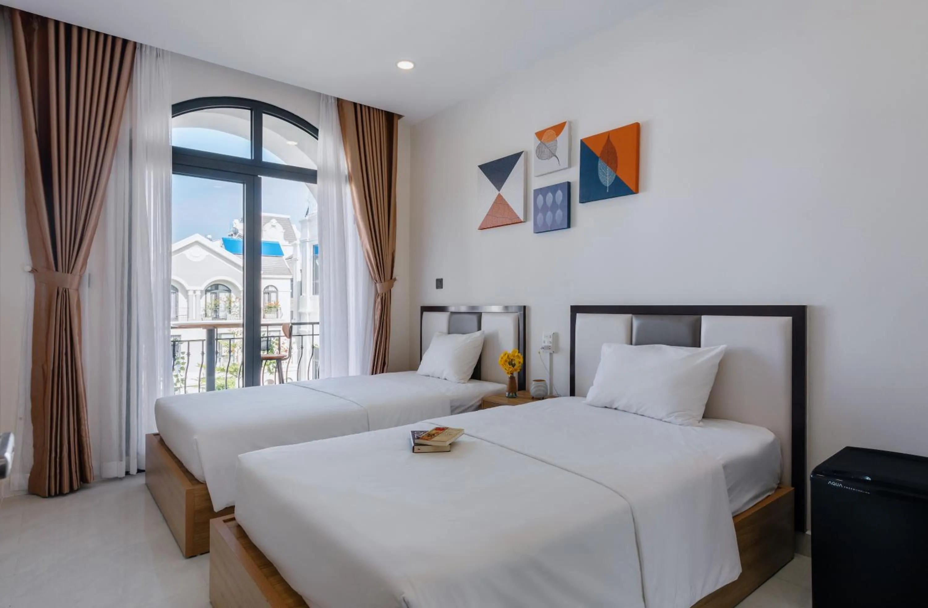 Bed in Lalisa Hotel Grand World Phu Quoc