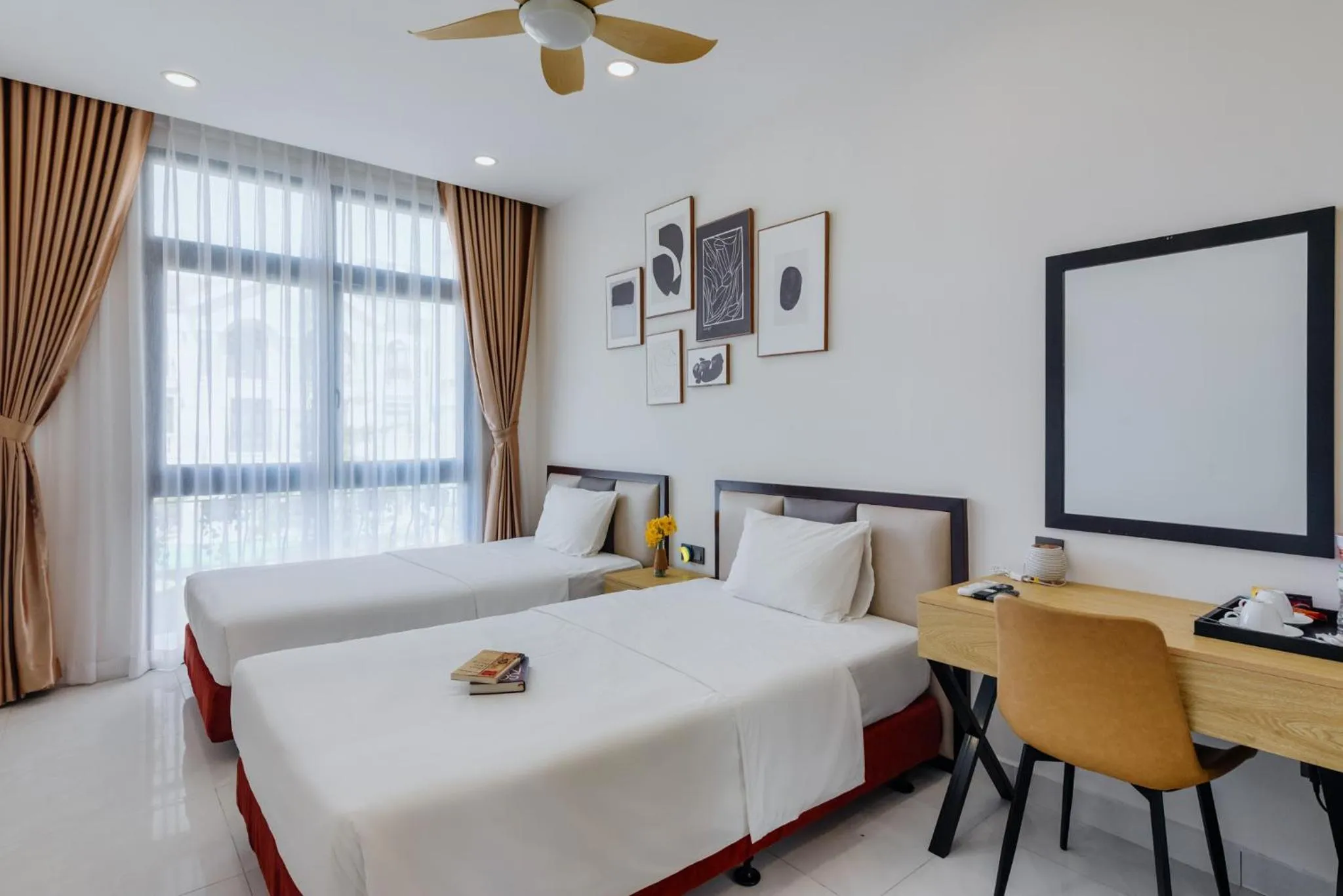 Bed in Lalisa Hotel Grand World Phu Quoc