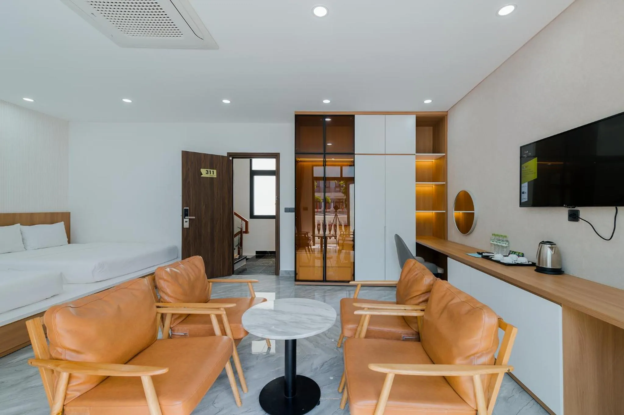 Bed in Lalisa Hotel Grand World Phu Quoc