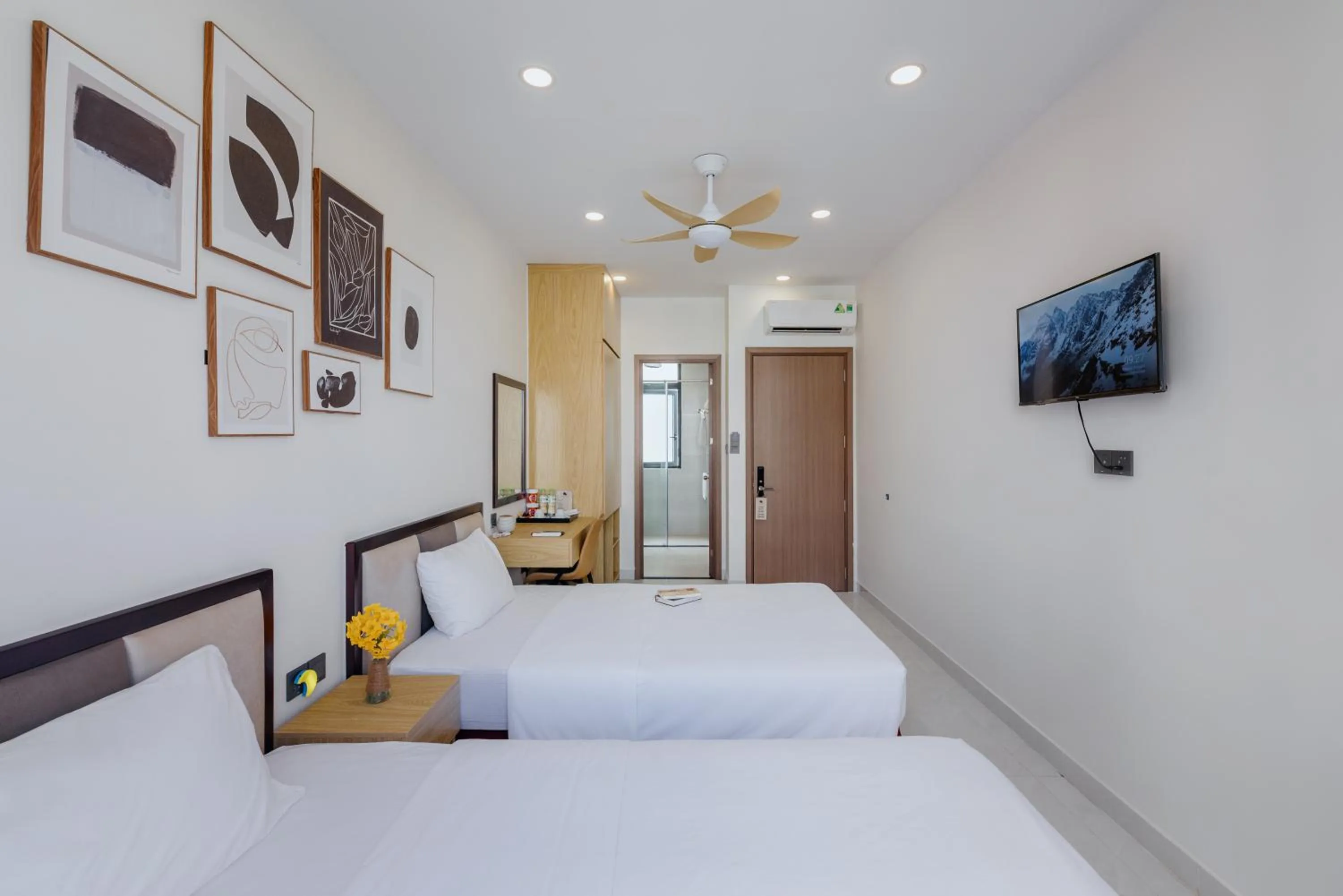 Bed in Lalisa Hotel Grand World Phu Quoc