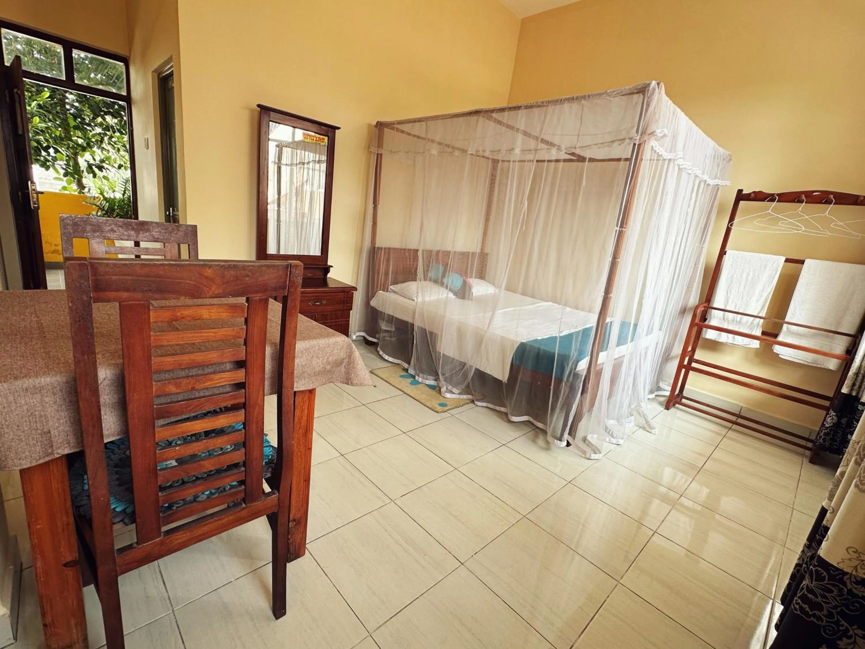 Bedroom, Bed in New Golden Bay Resort Weligama