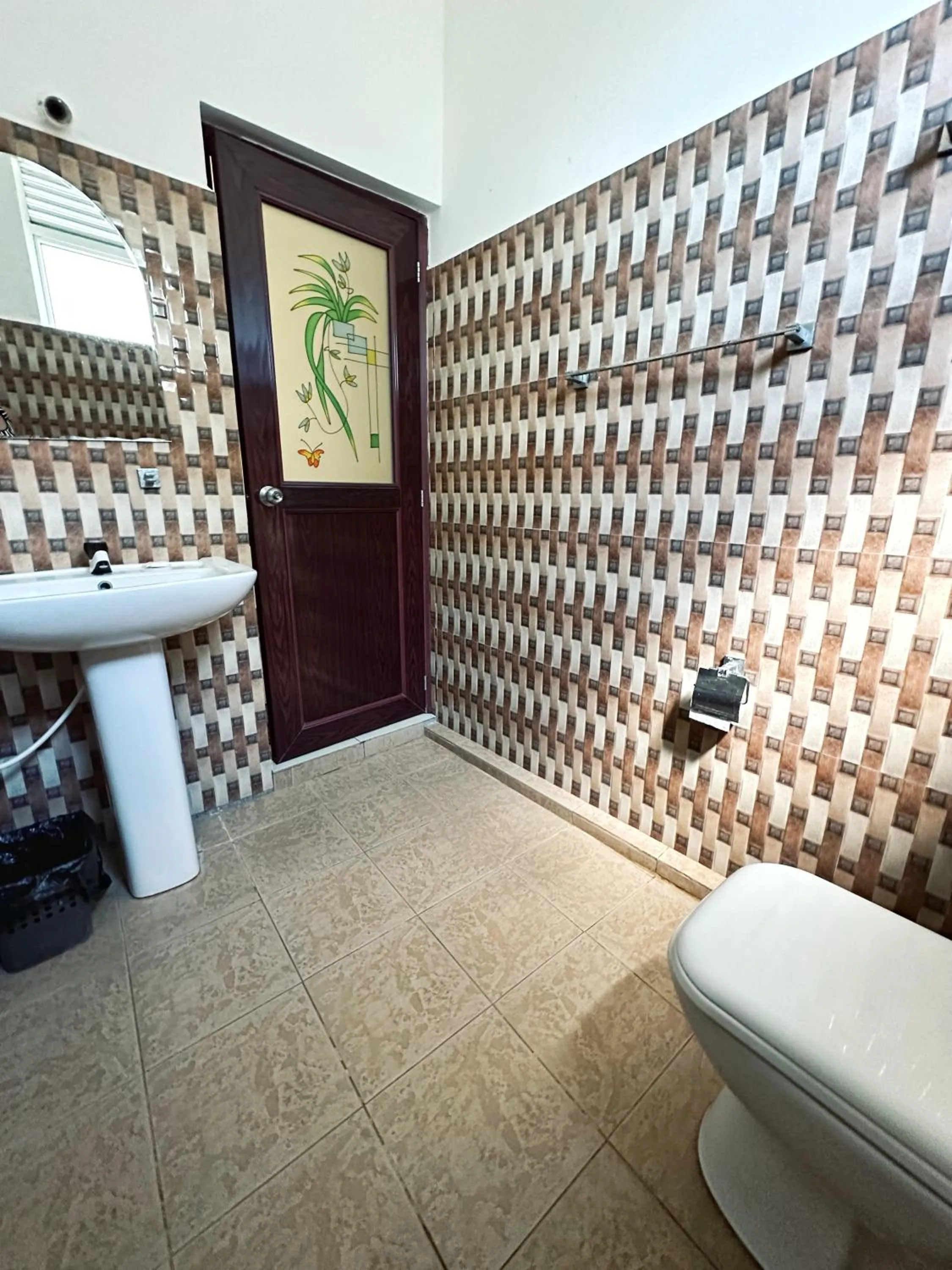 Bathroom in New Golden Bay Resort Weligama