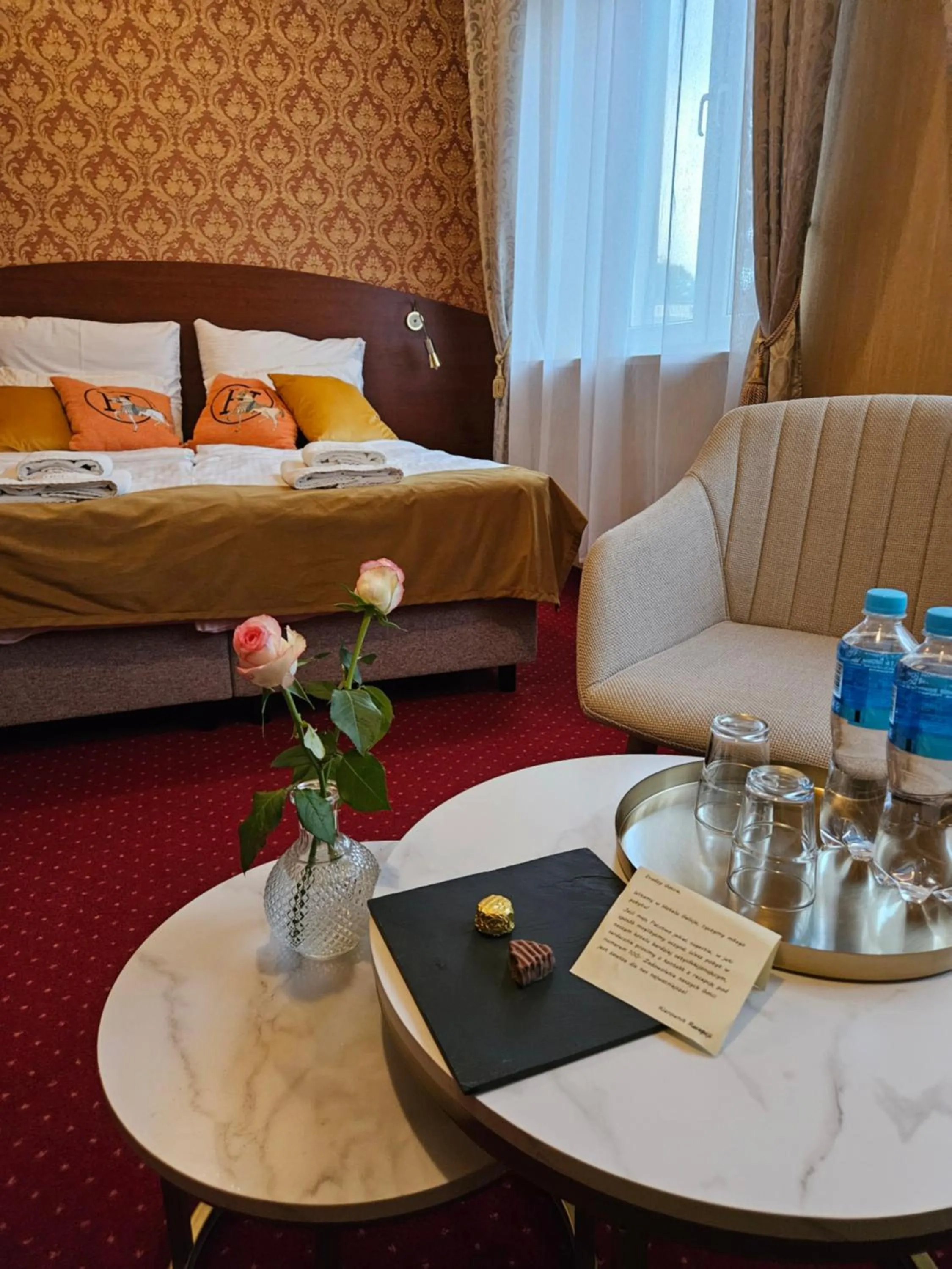 Bed in Hotel Galicja SPA Wieliczka