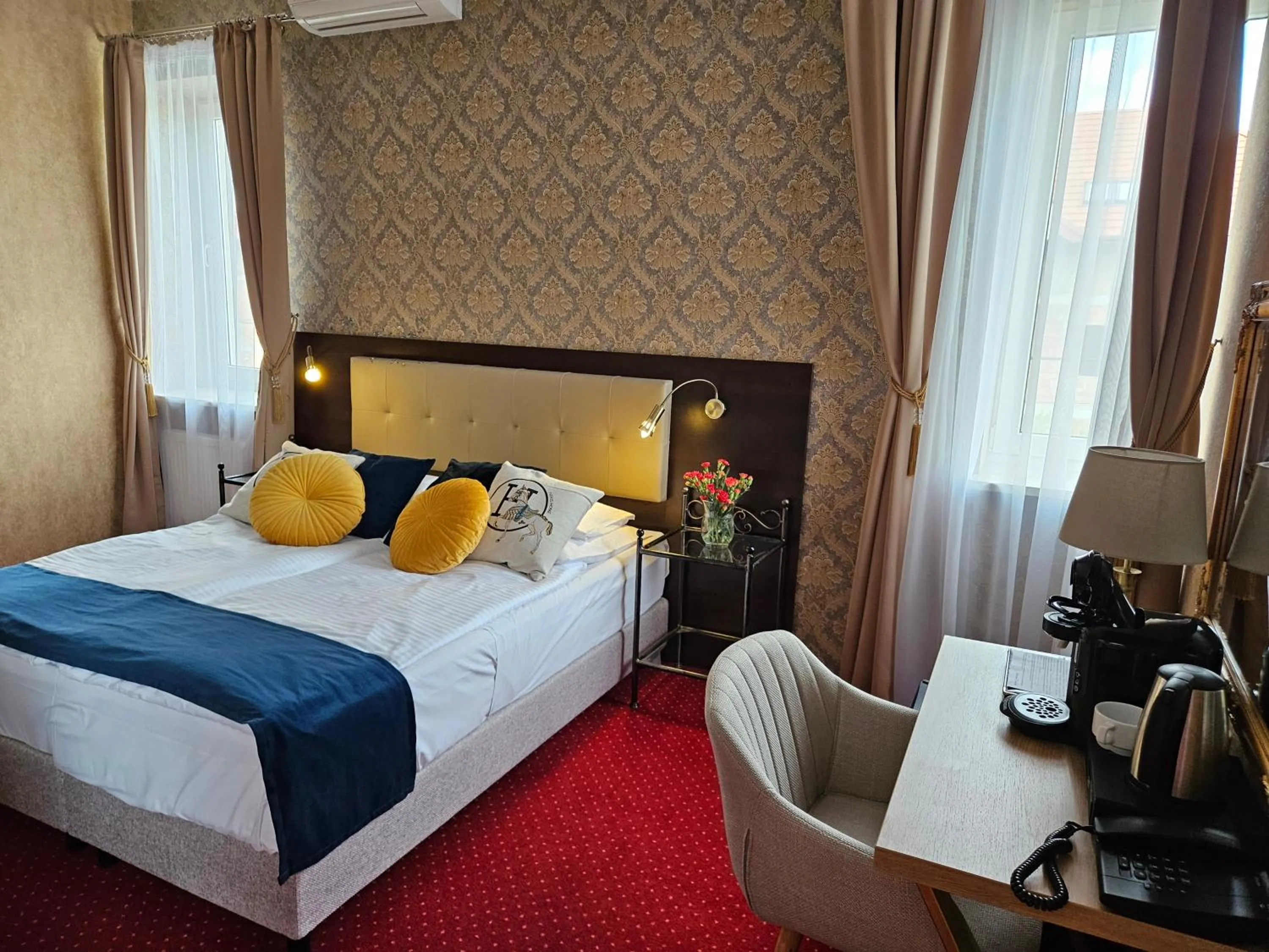 Bed in Hotel Galicja SPA Wieliczka