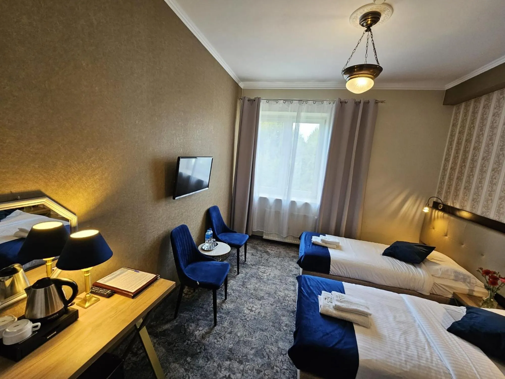 Bed in Hotel Galicja SPA Wieliczka