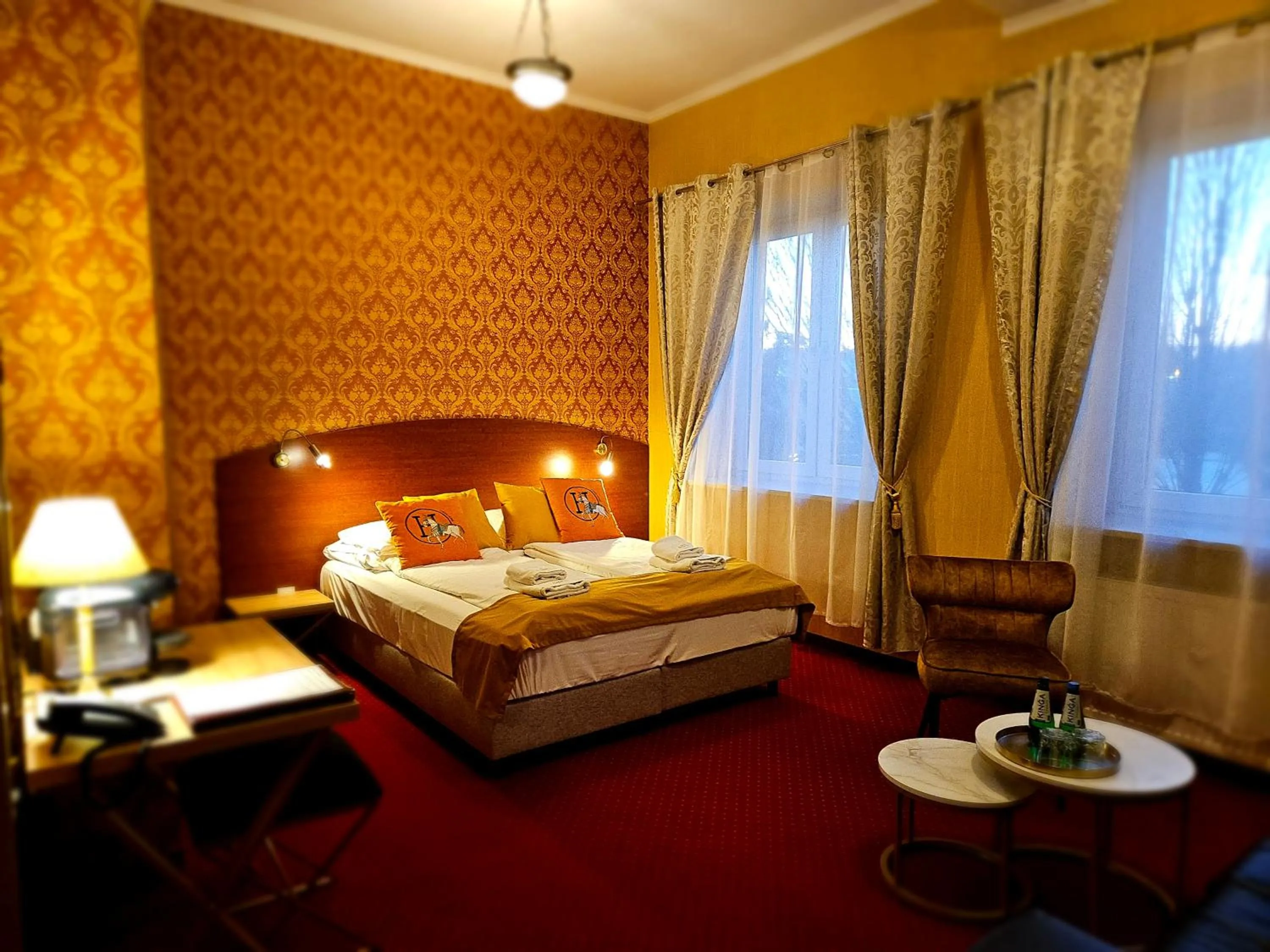 Bed in Hotel Galicja SPA Wieliczka