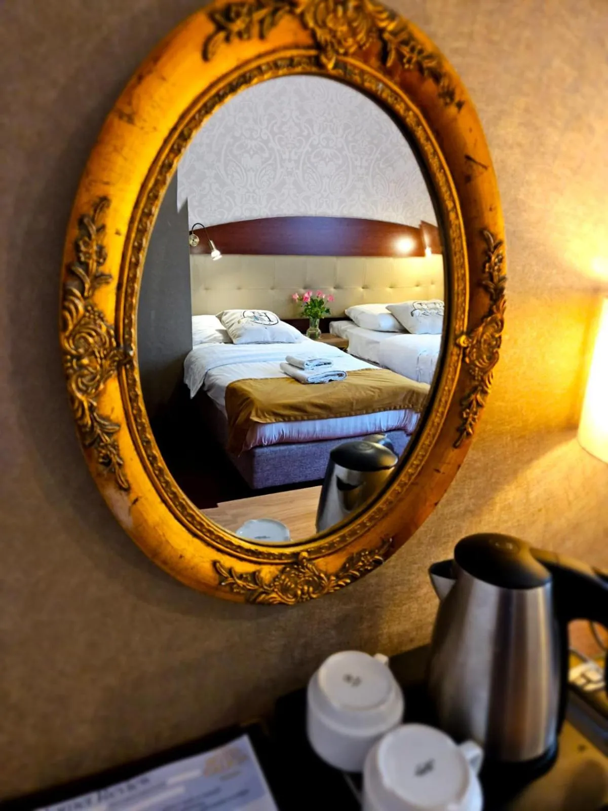 Bed in Hotel Galicja SPA Wieliczka