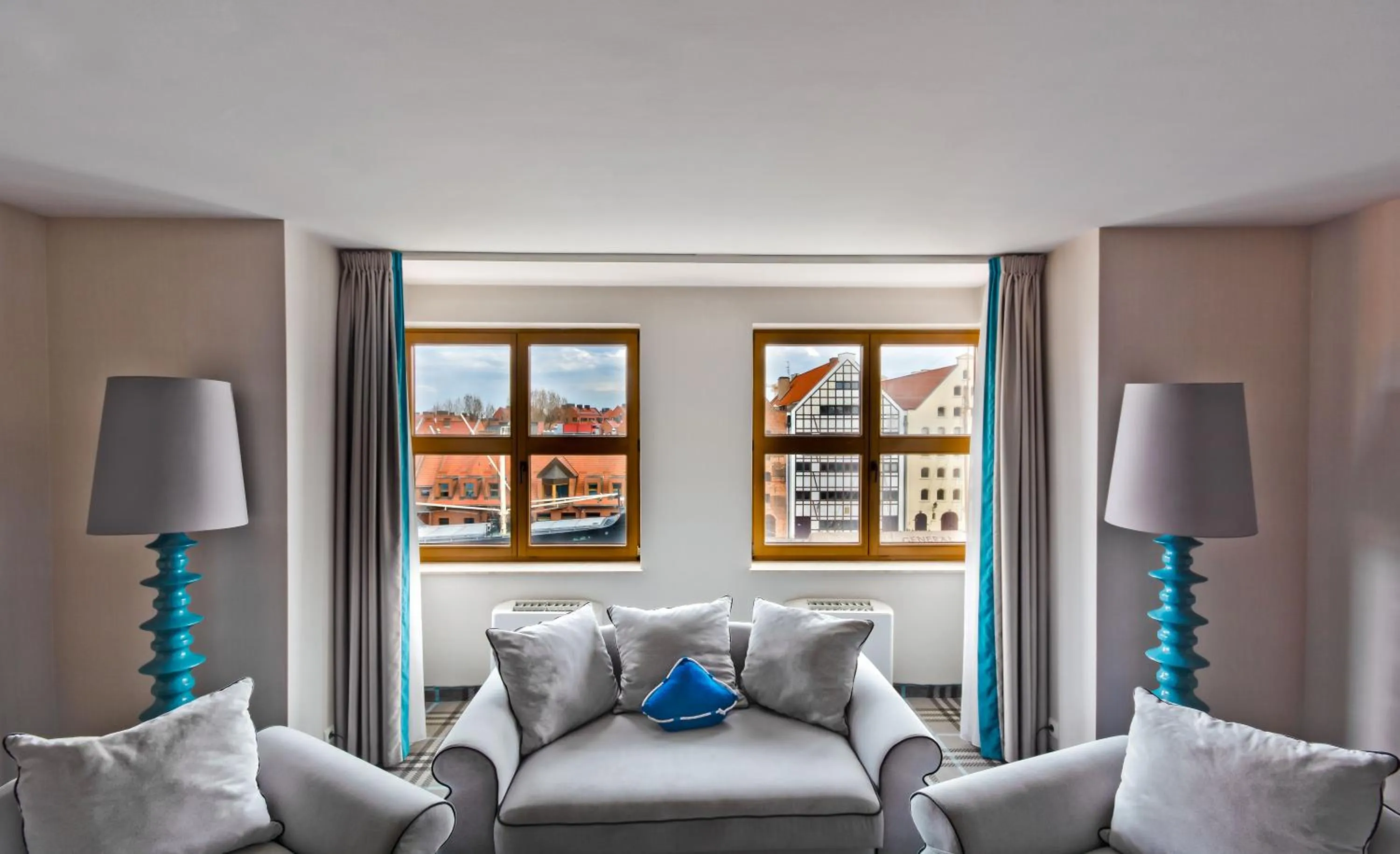 Seating area in Hotel Hanza