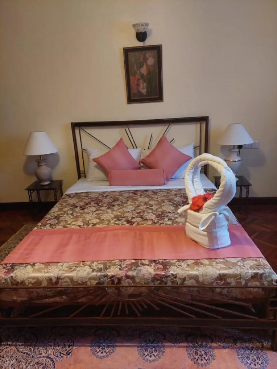 Bed in The Drexel House Kenya