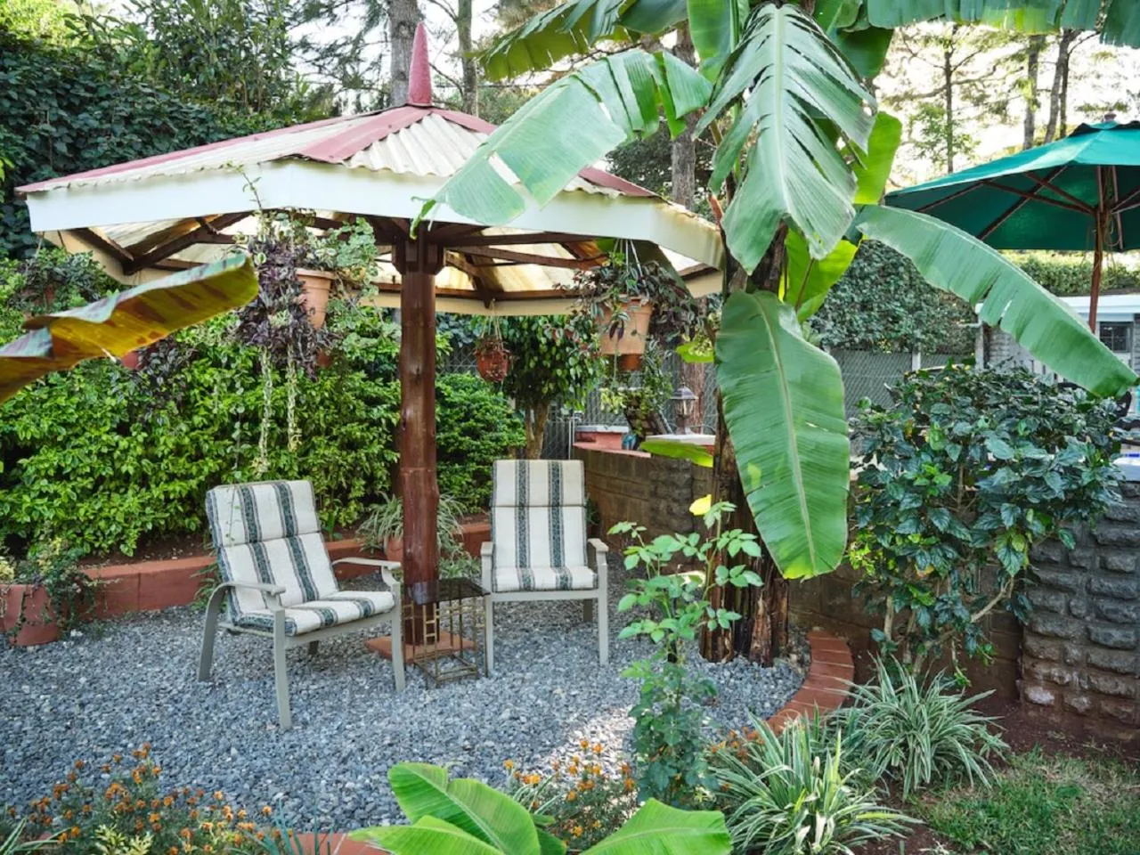 Garden in The Drexel House Kenya