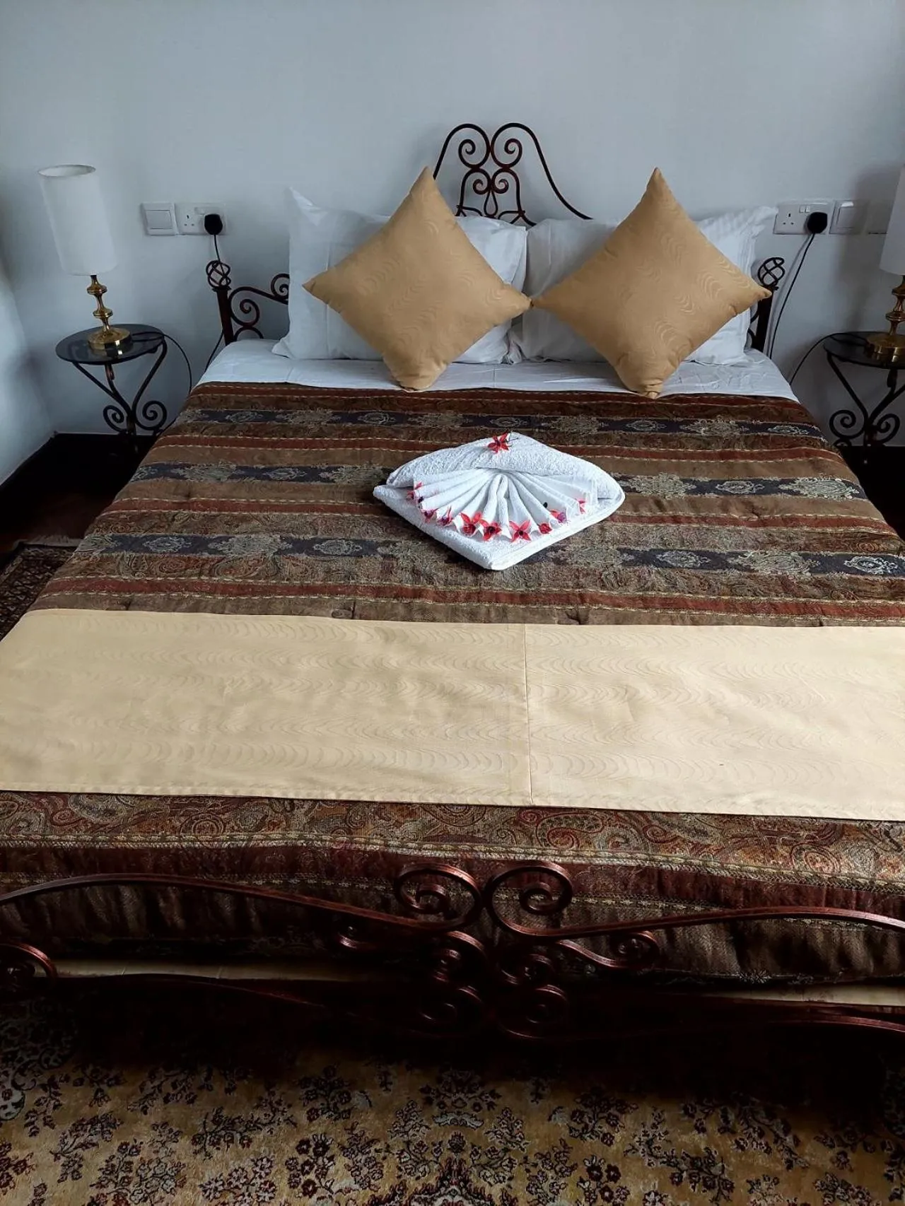 Bed in The Drexel House Kenya