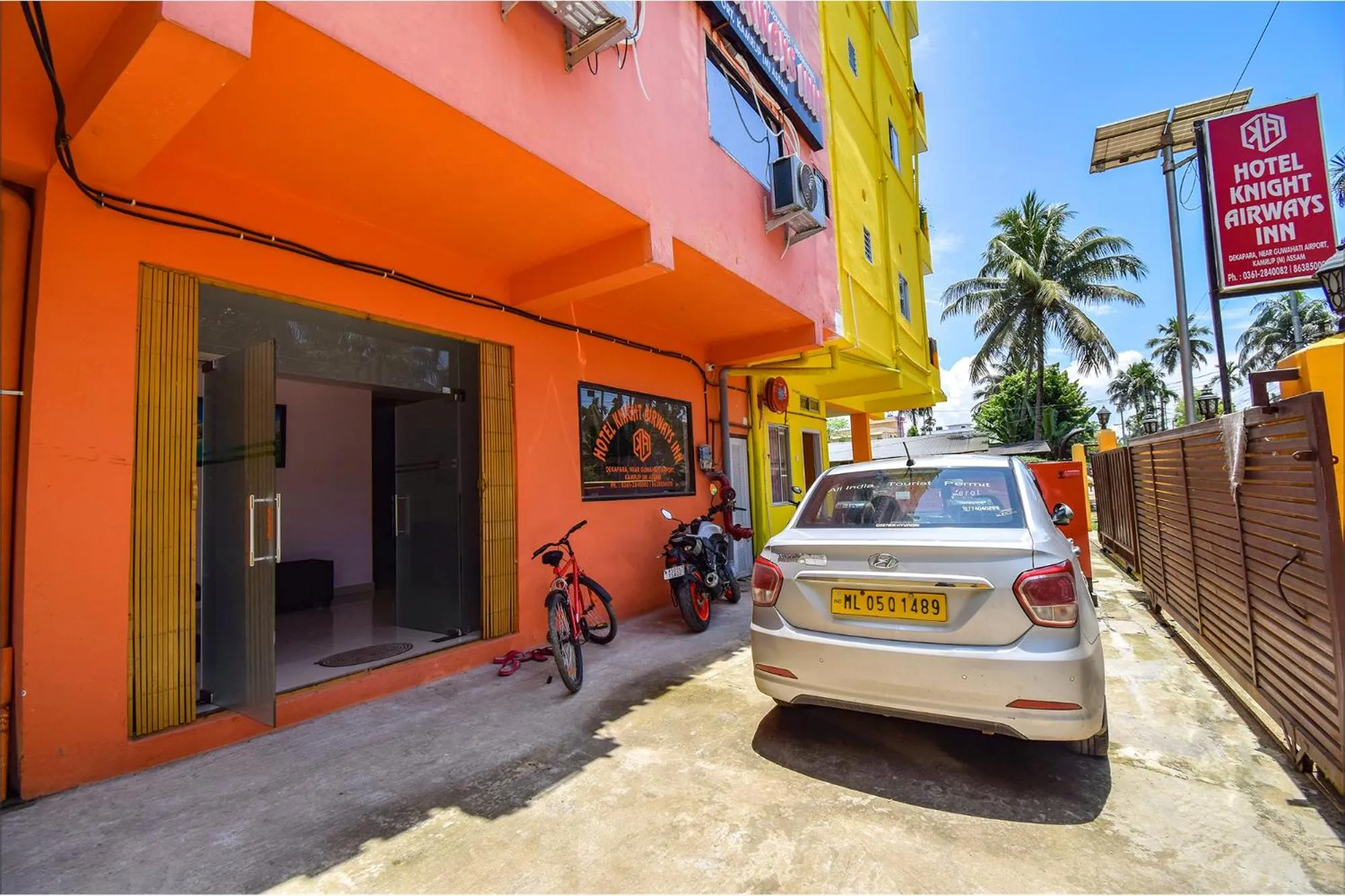 Facade/entrance in FabHotel Knight Airways - Nr Guwahati Airport