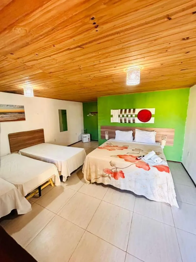 Bed in Pousada e Restaurante Encanto das Águas