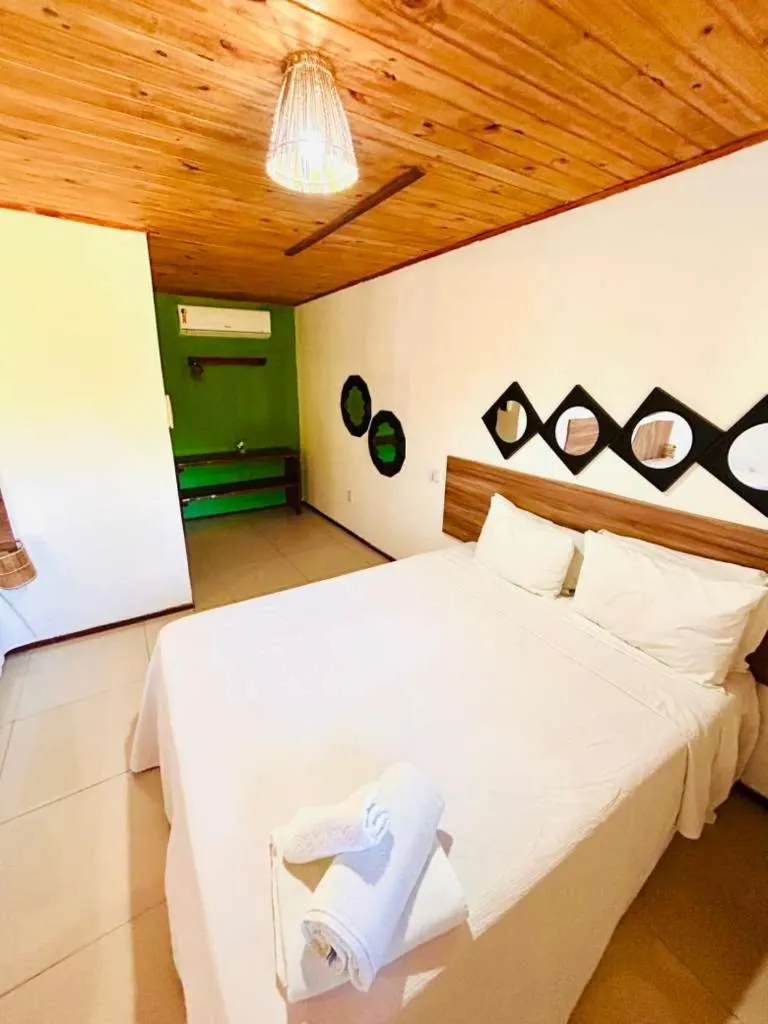 Bed in Pousada e Restaurante Encanto das Águas