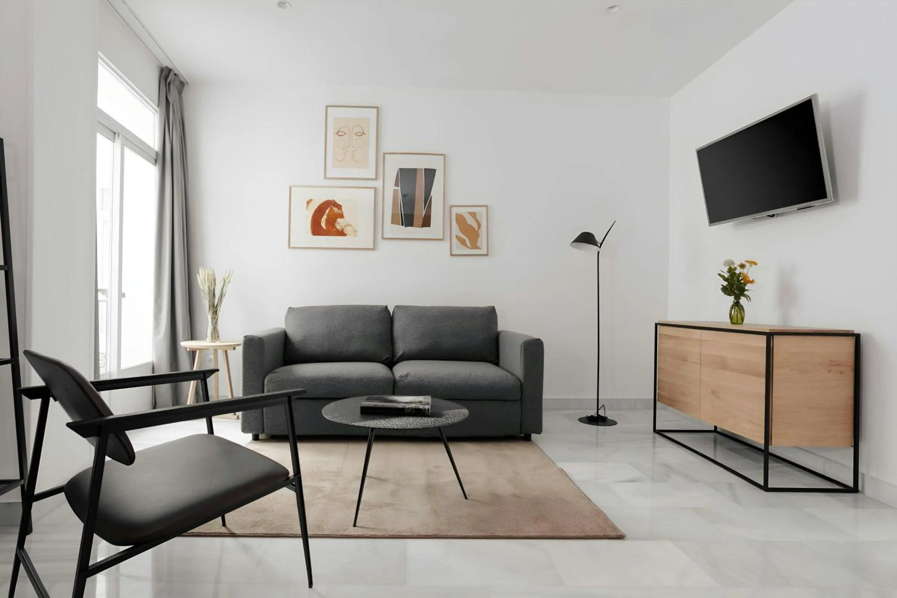 Living room in Sonder by Marriott Bonvoy Santa Ana Apartments Las Letras