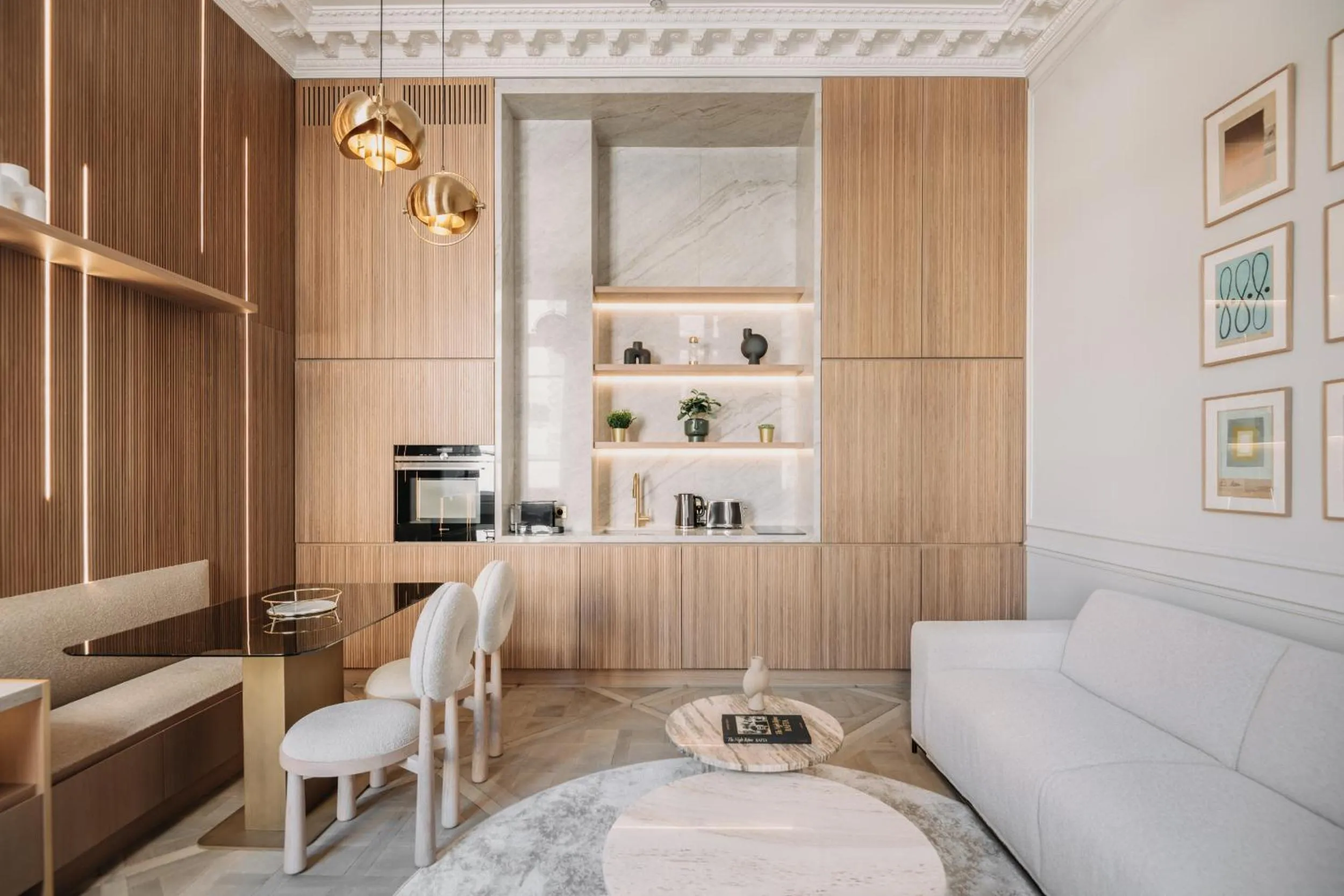 Living room in HIGHSTAY - Luxury Serviced Apartments - Louvre