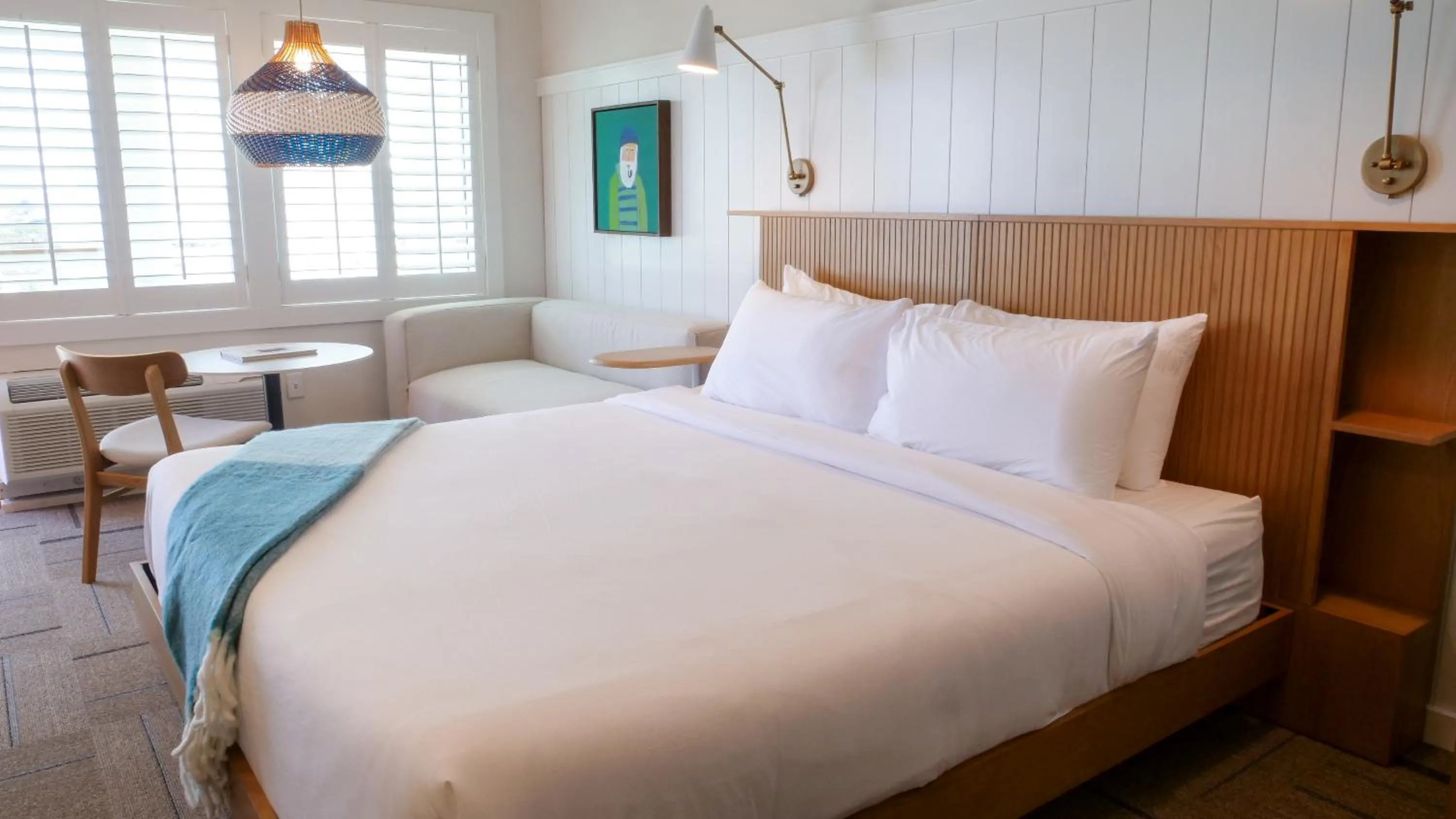 Bed in Oceaneer Hotel