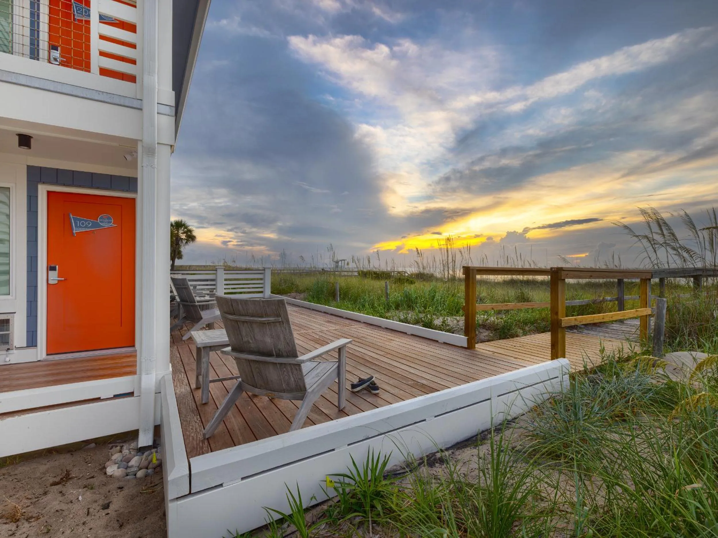 Patio in Oceaneer Hotel