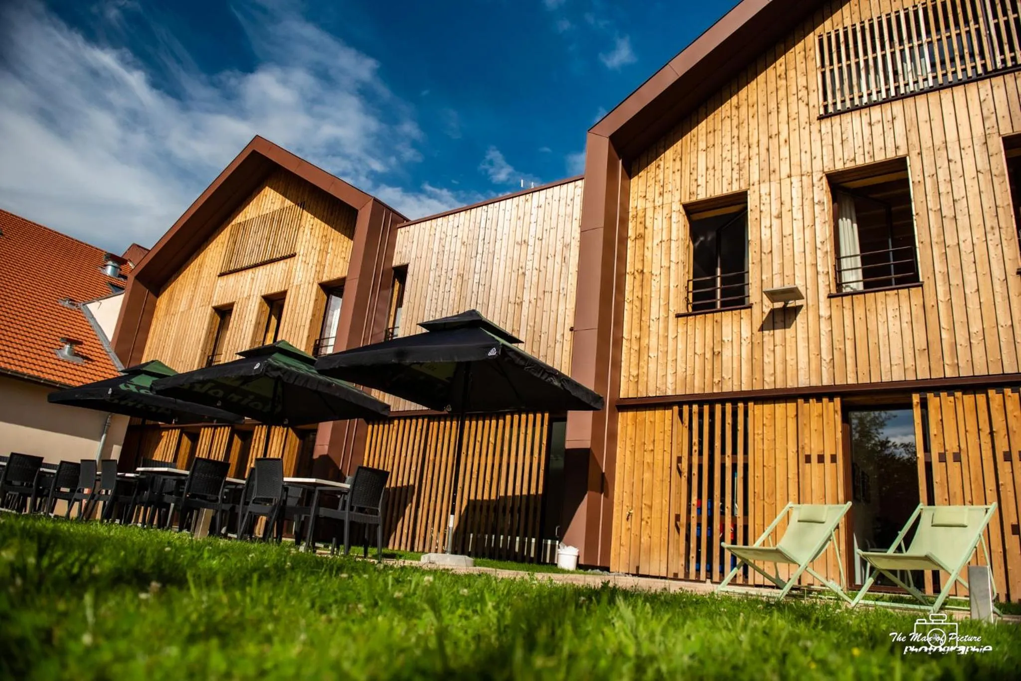 Garden in Logis Hôtel Altitude et Spa Pierre-Percée