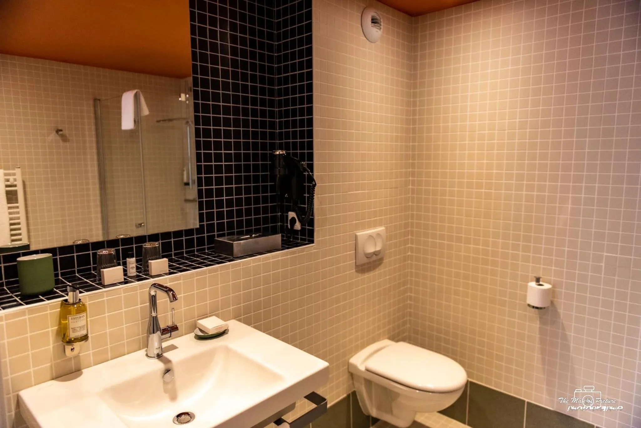 Bathroom in Logis Hôtel Altitude et Spa Pierre-Percée