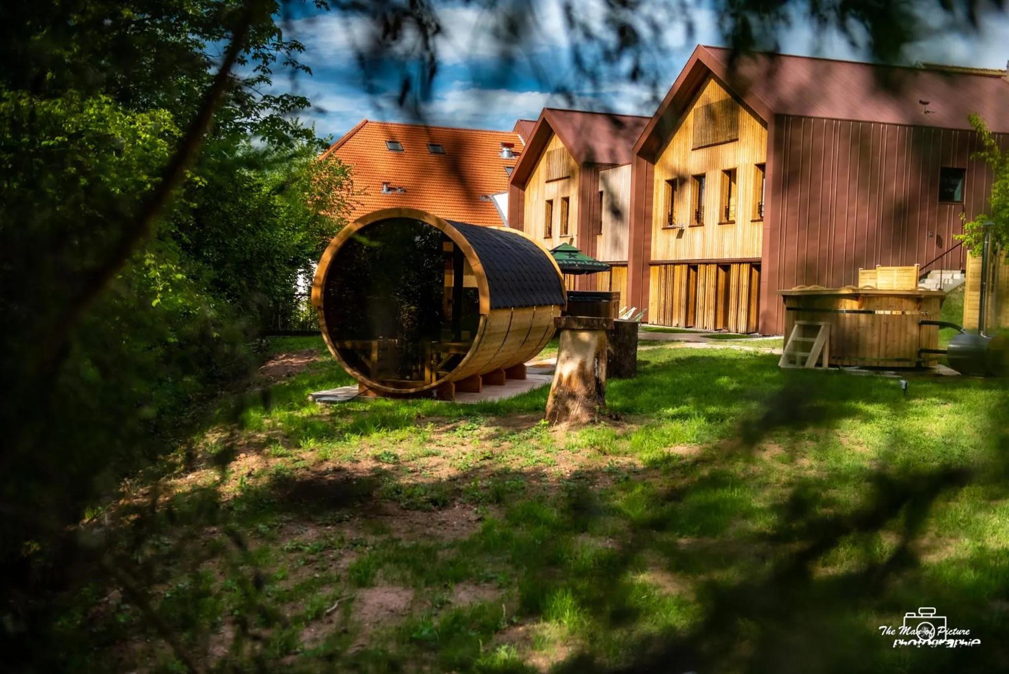 Garden in Logis Hôtel Altitude et Spa Pierre-Percée