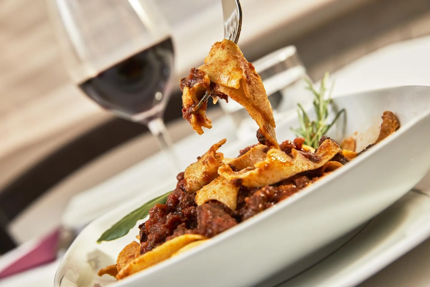 Food close-up in Santa Caterina Hotel & Bike