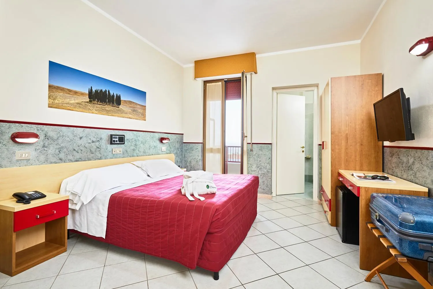 Photo of the whole room, Bed in Santa Caterina Hotel & Bike