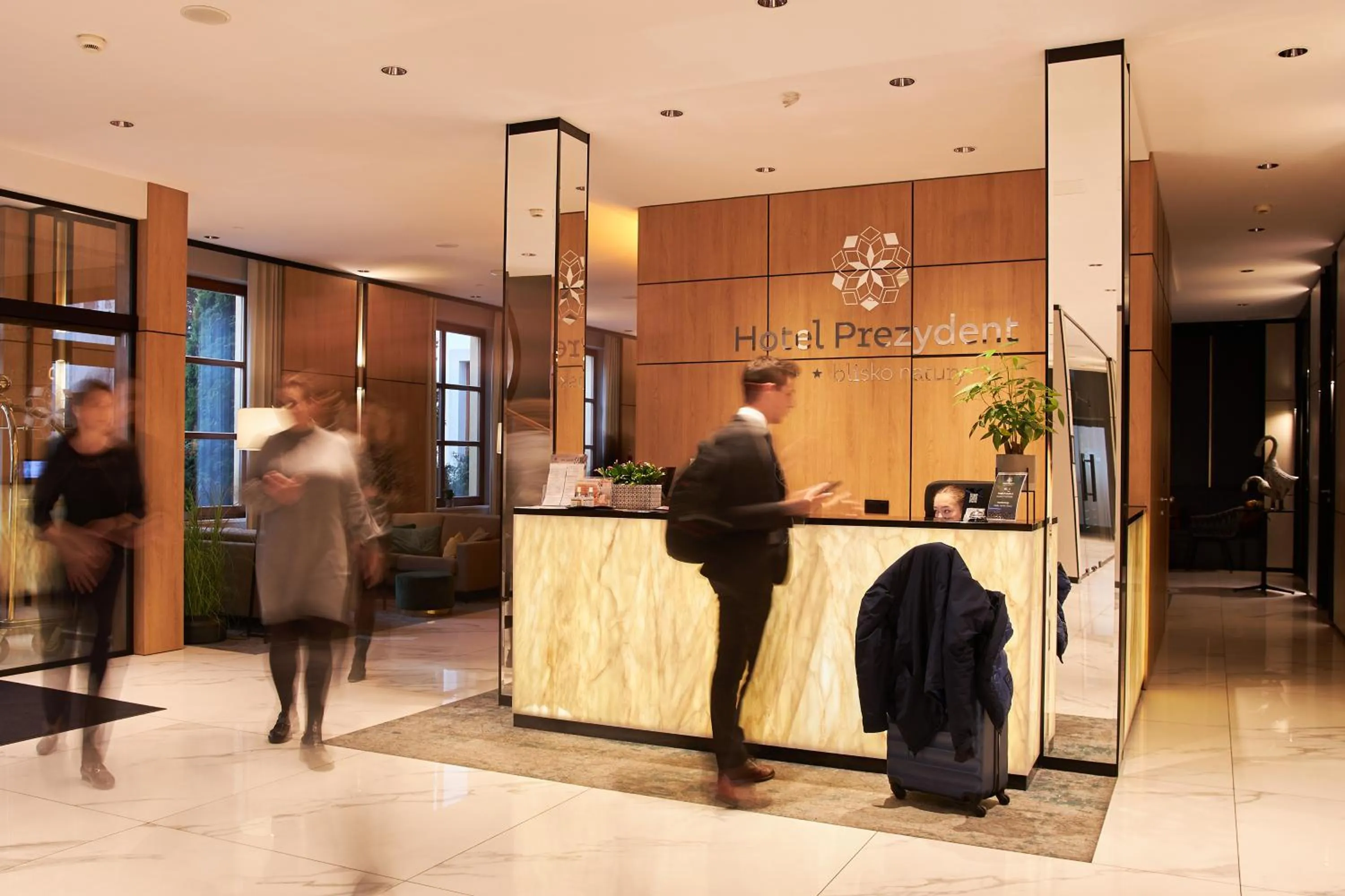 Lobby or reception in Hotel Prezydent