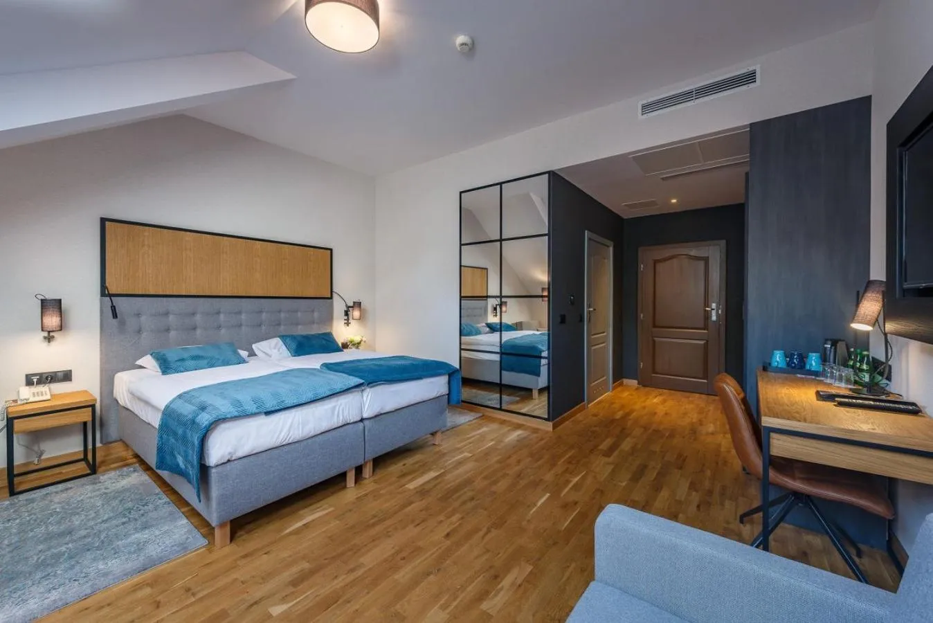 Bed in Hotel Prezydent