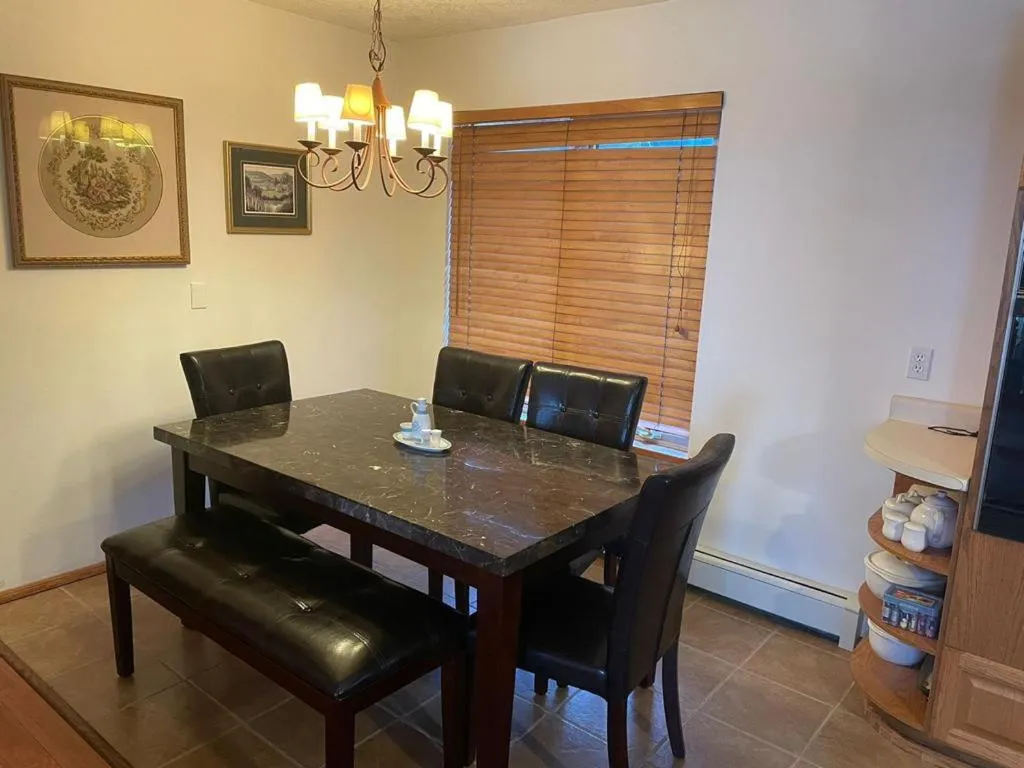 Dining area in Metchosin Beach House