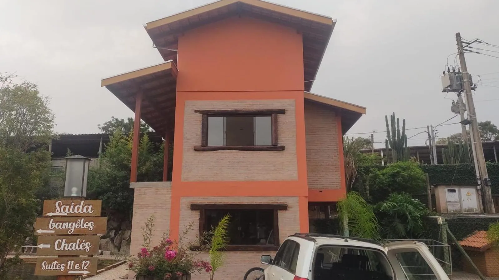 Property building in Pousada Trem Chic