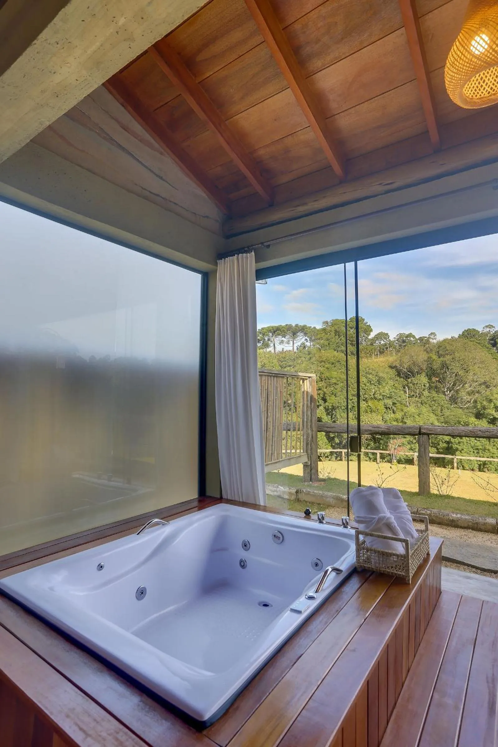 Hot Tub in Pousada Trem Chic