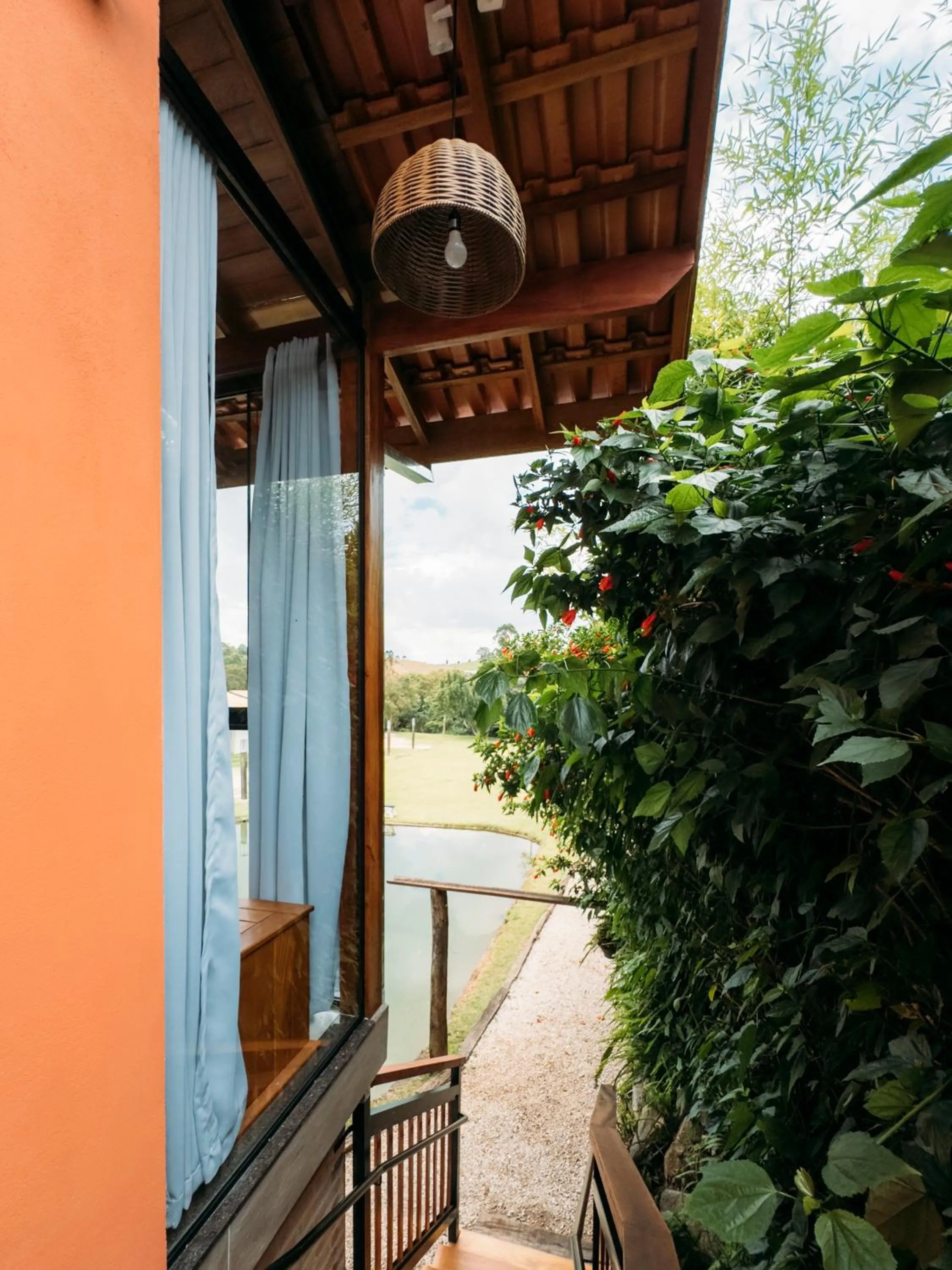 Garden in Pousada Trem Chic